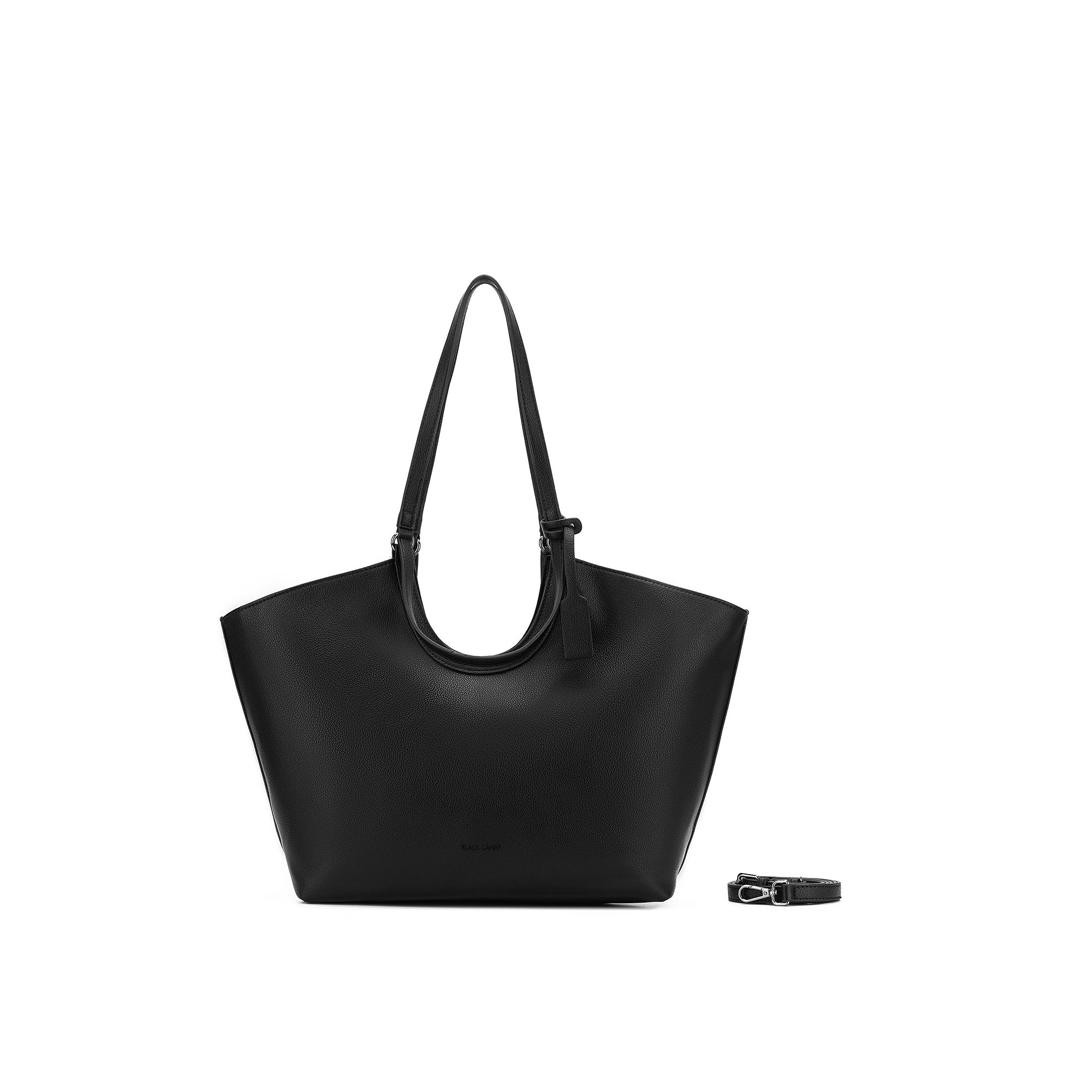 Cielo Black 3 Piece Handbag Tote