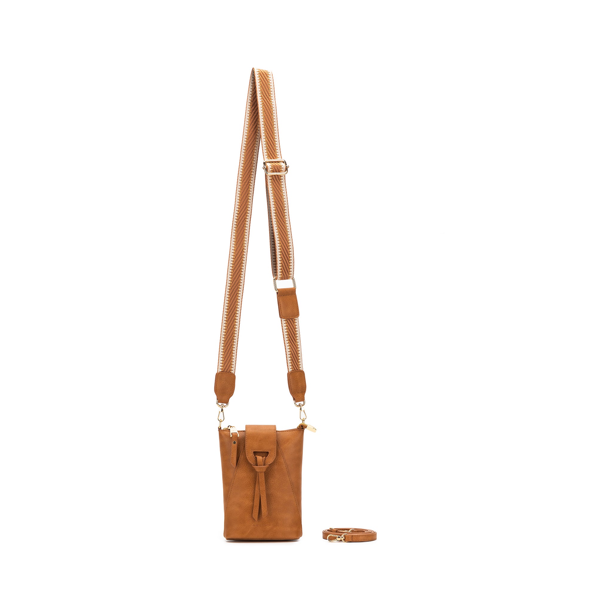 Lainey Tan Phone Crossbody Bag