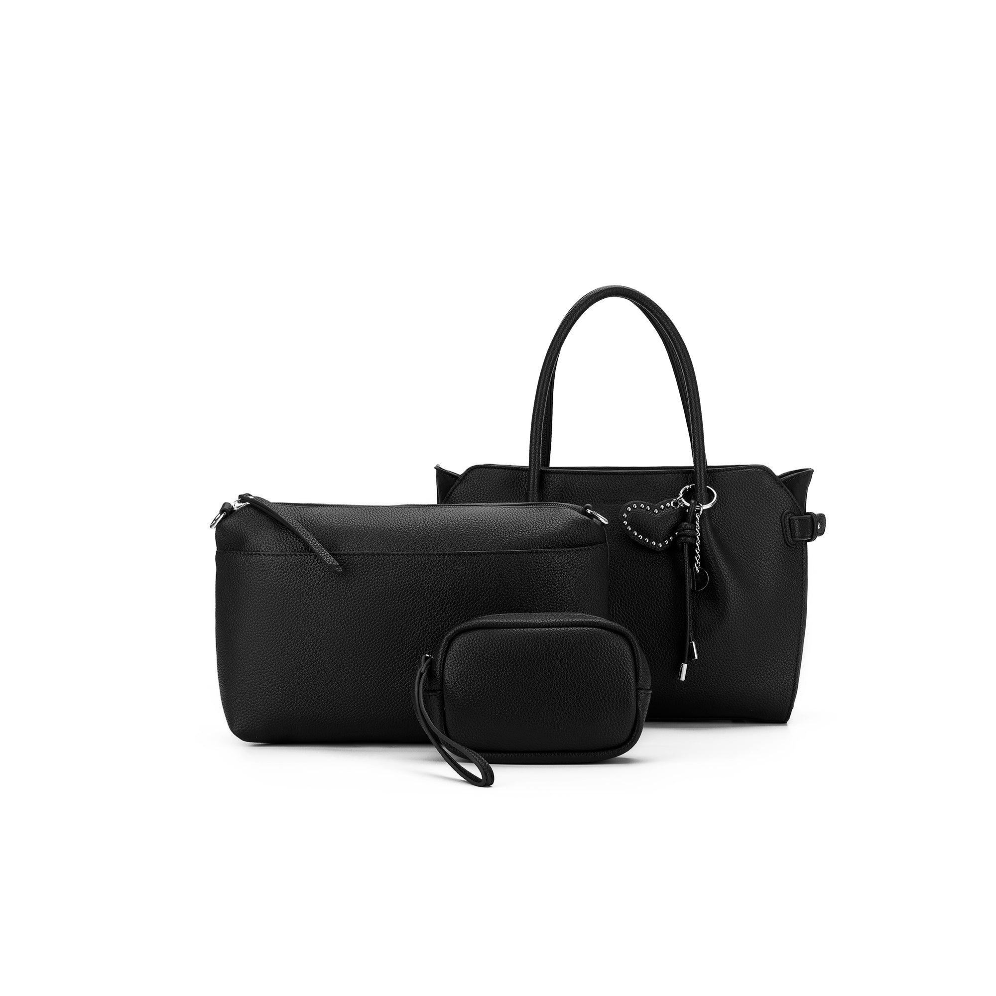 Alexandra Black 3 Piece Handbag
