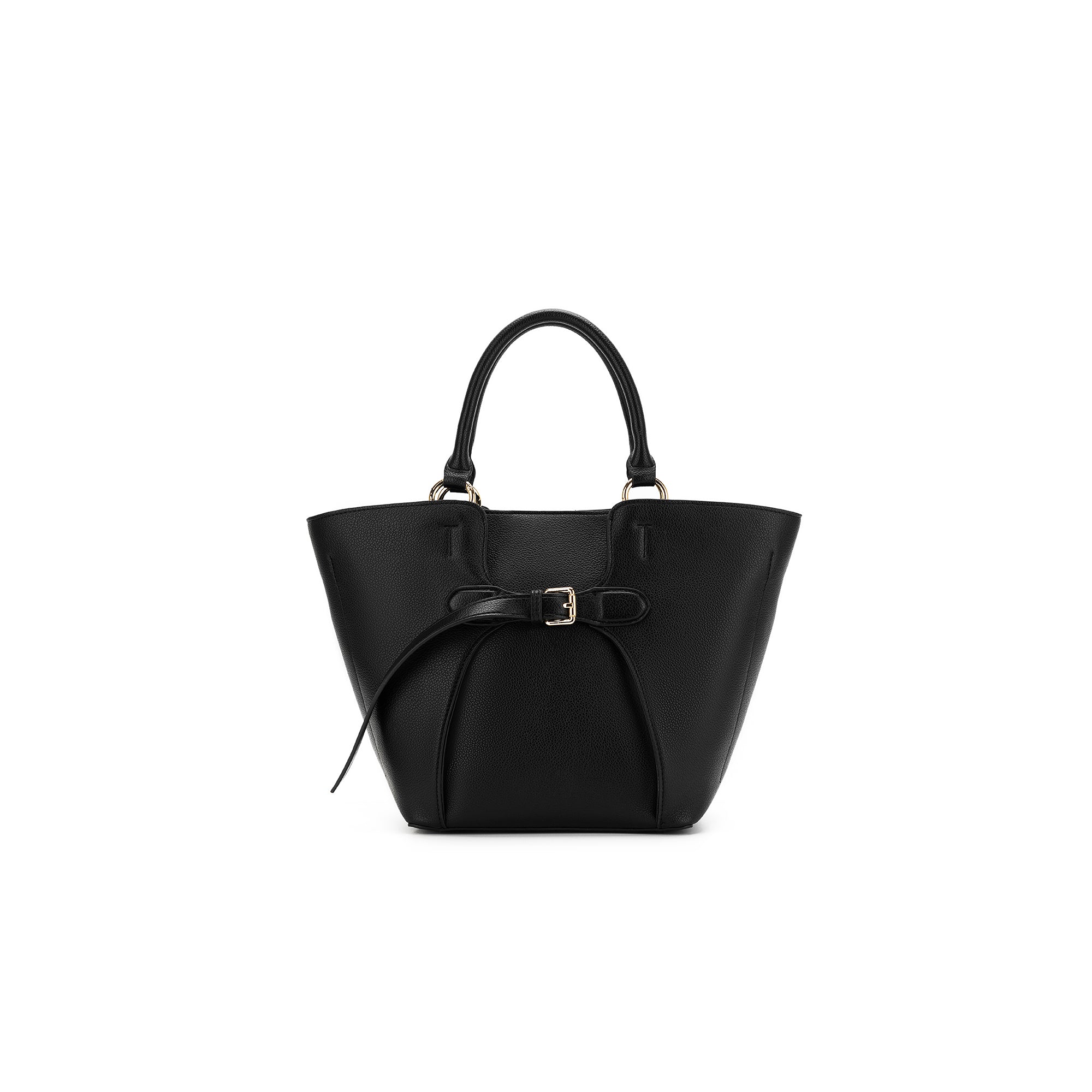 Clementine Black 2 Piece Handbag Tote