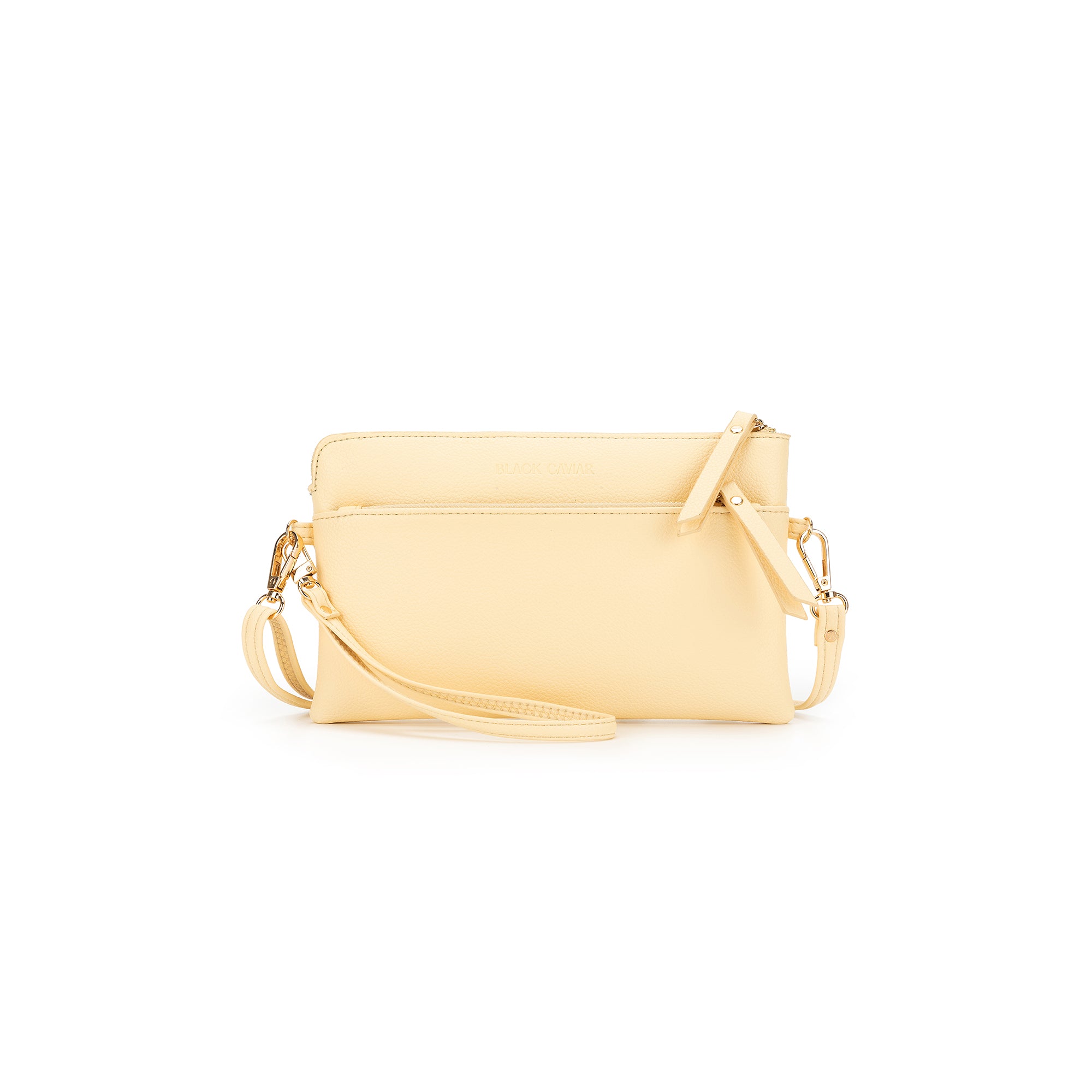 Jessie Yellow Chiffon Crossbody/Clutch