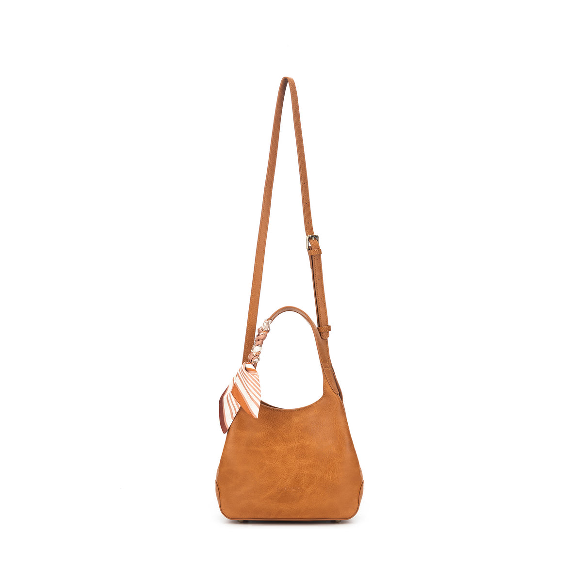 Mini Dune Tan 2 Piece Vegan Leather Top Handle Handbag