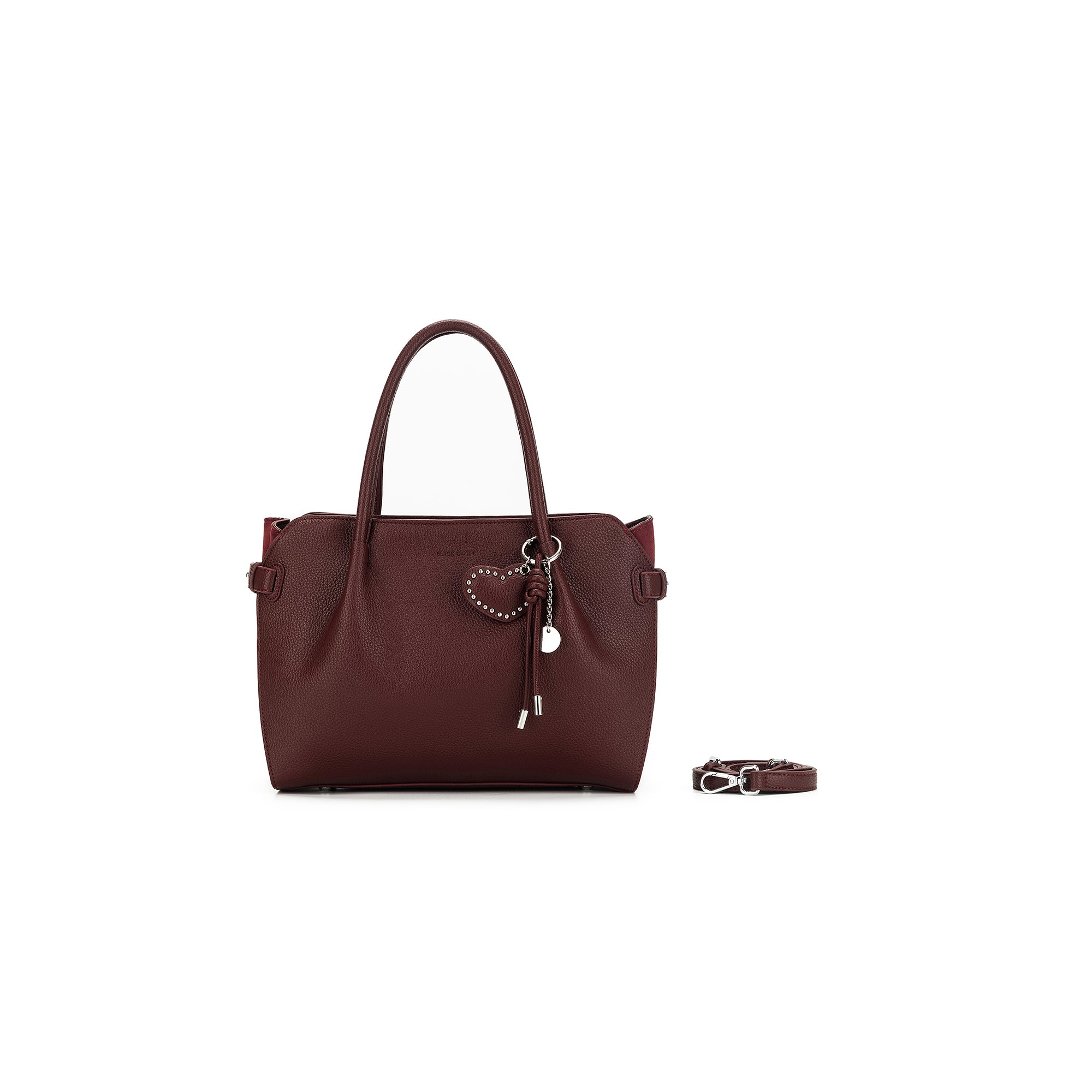 Alexandra Burgundy 3 Piece Handbag