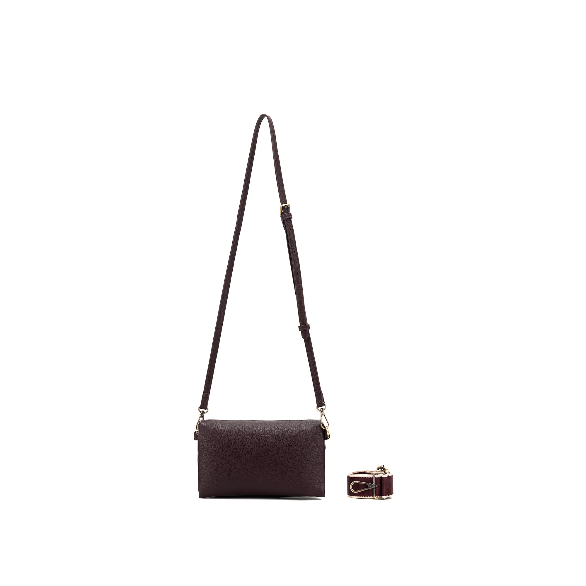 Stella Aubergine Crossbody Bag