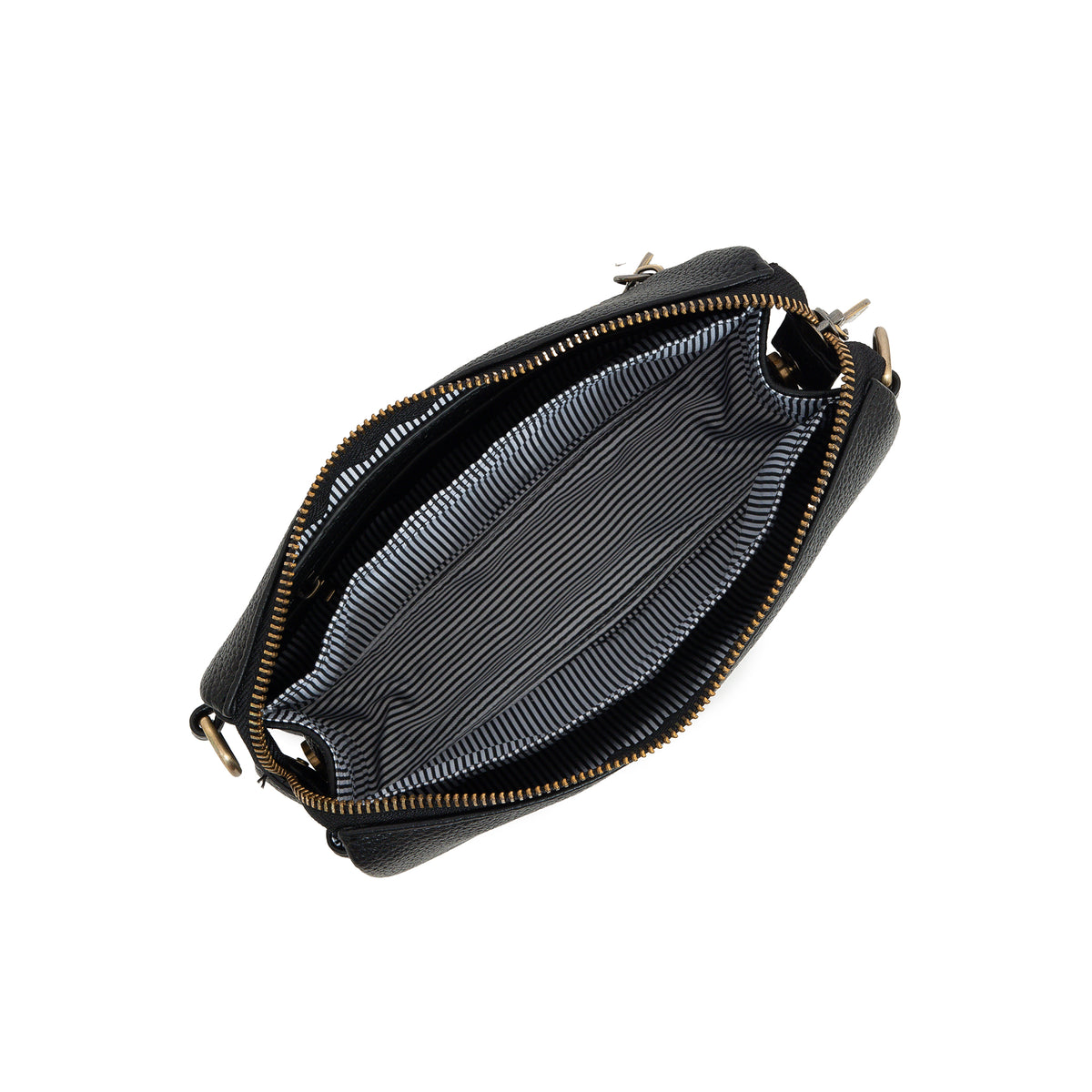 Edie Black Crossbody Bag