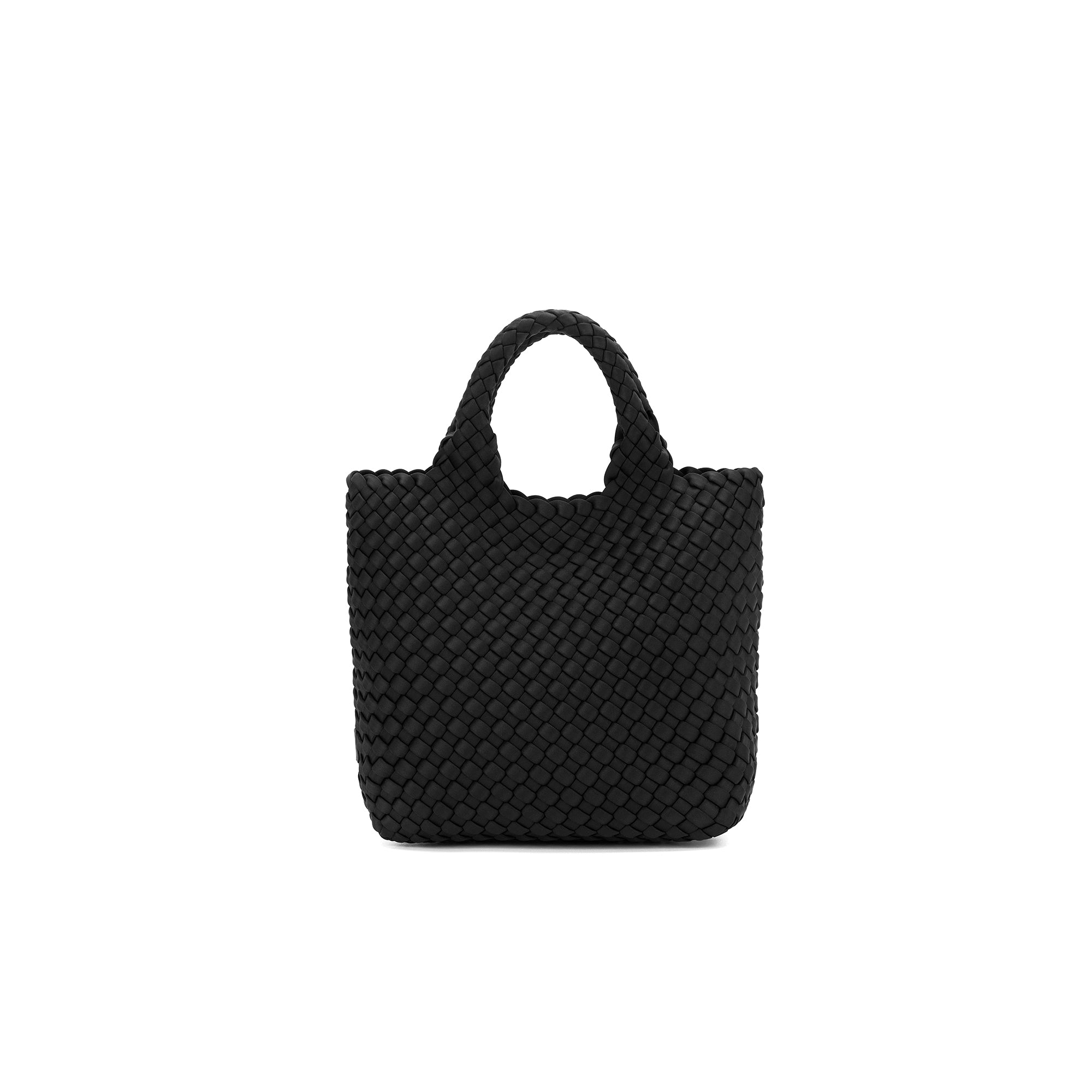 Riviera Black 2 Piece Mini Neoprene Tote Handbag