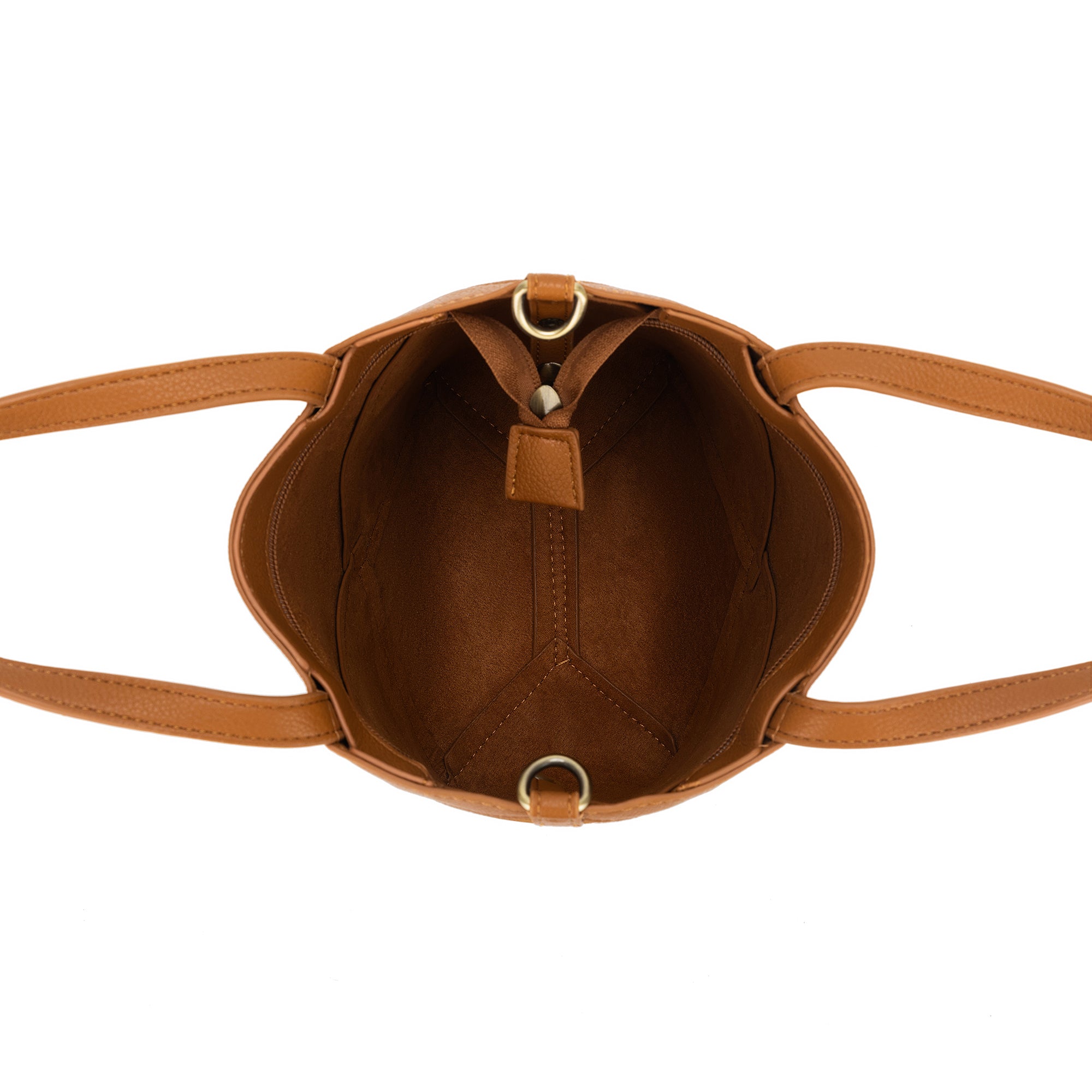 Mini Renee Tan 2 Piece Crossbody Handbag