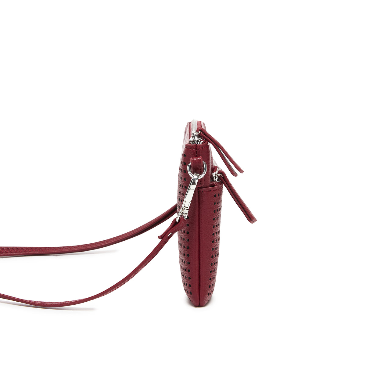 Milla Red Vegan Leather Crossbody & Clutch Bag
