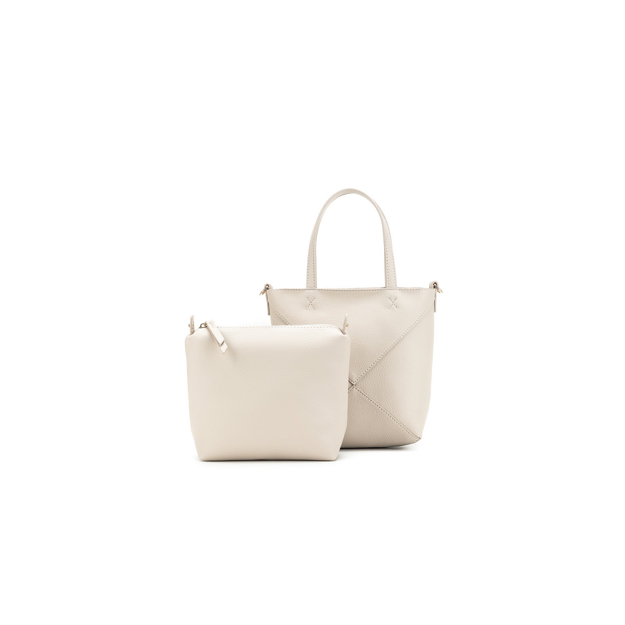 Mini Suki Oatmeal 2 Piece Handbag Set