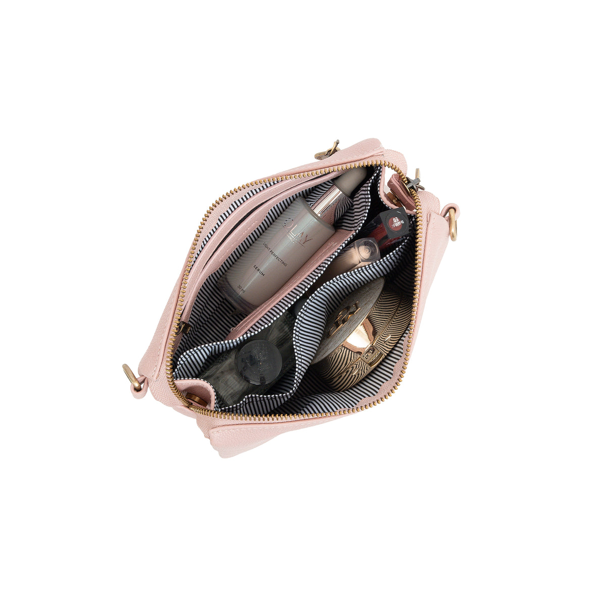 Edie Pink Crossbody Bag