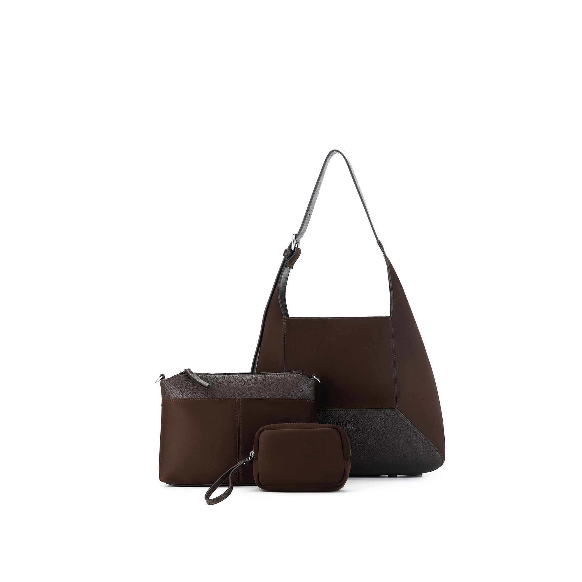 Jacqueline Cocoa 3 Piece Handbag