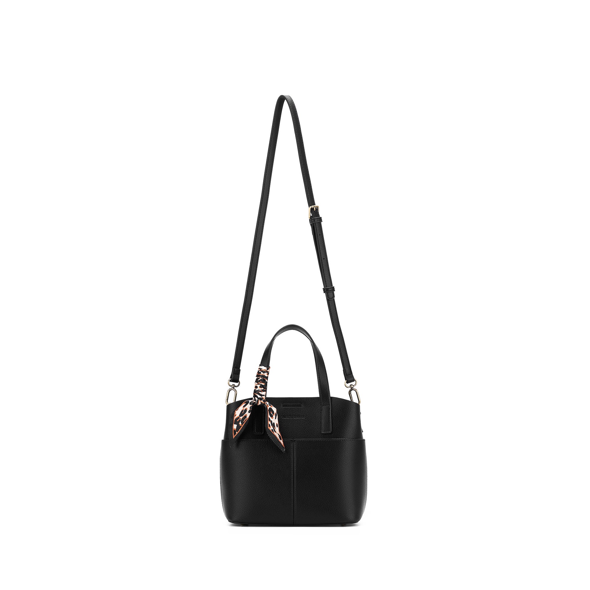 Amelie Black 2 Piece Top Handle Bag