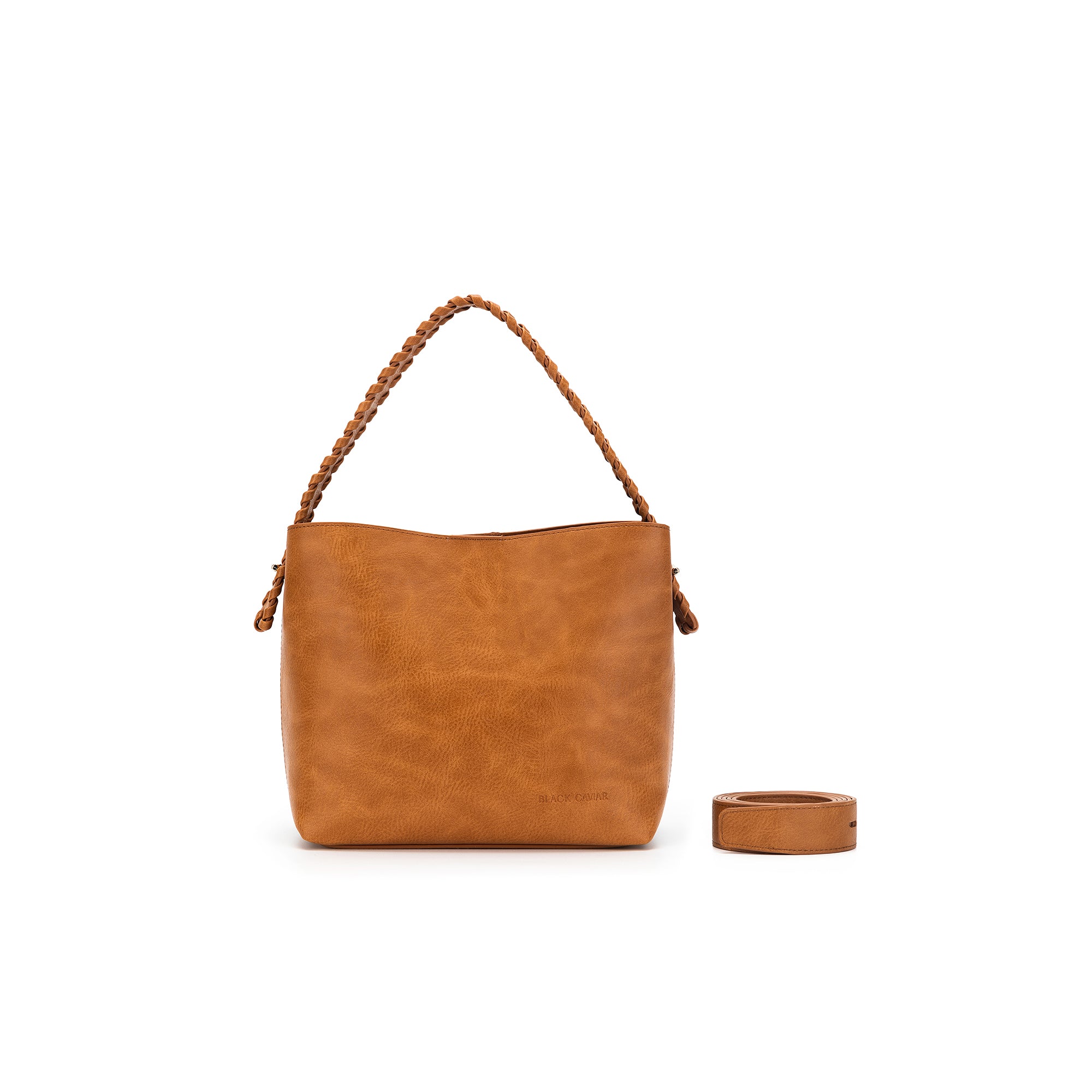 Capella Tan 3 Compartment Shoulder / Crossbody Bag