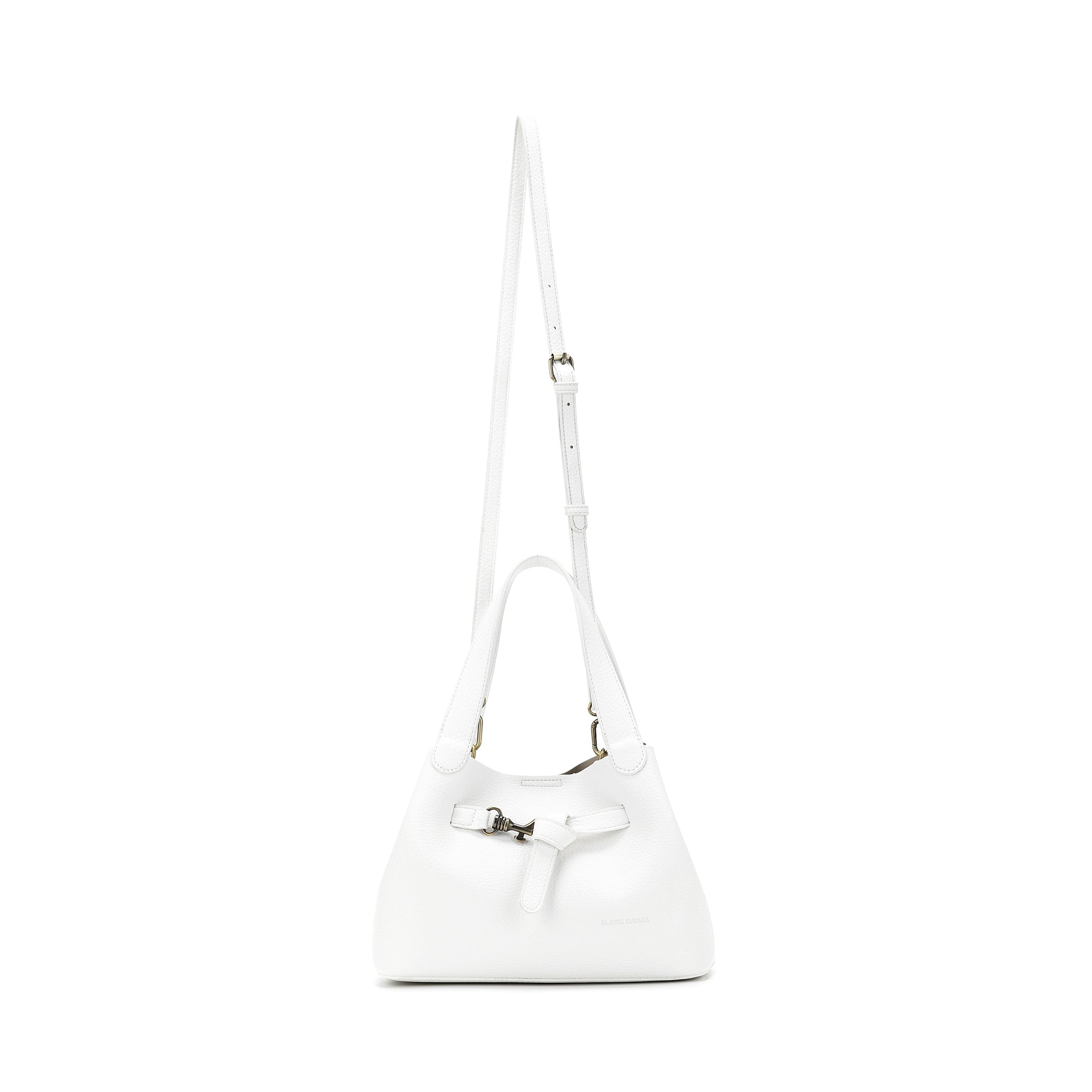 Brielle White 2 Piece Top Handle Handbag Set