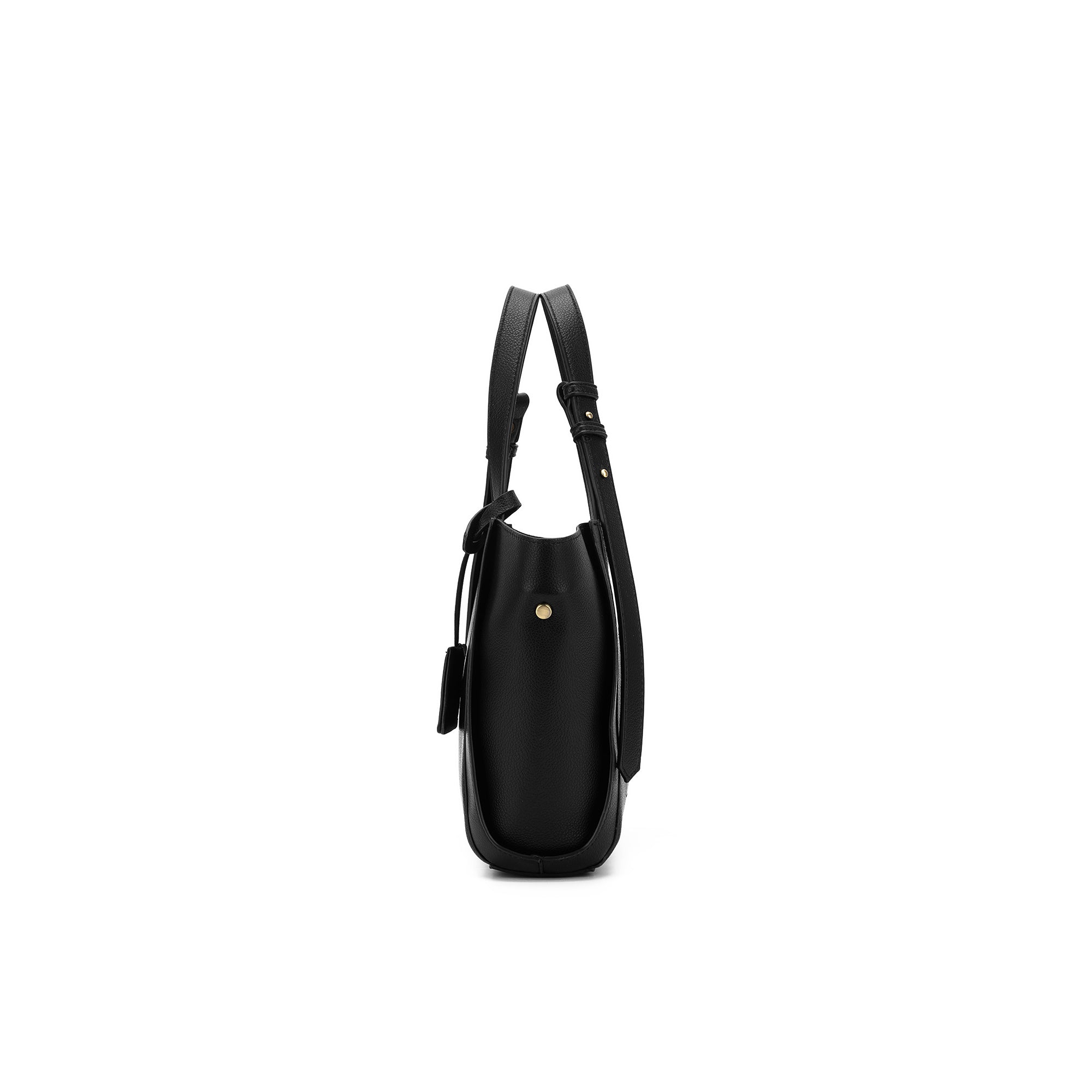 Mini Lauren Black 3 Piece Compartment Handbag