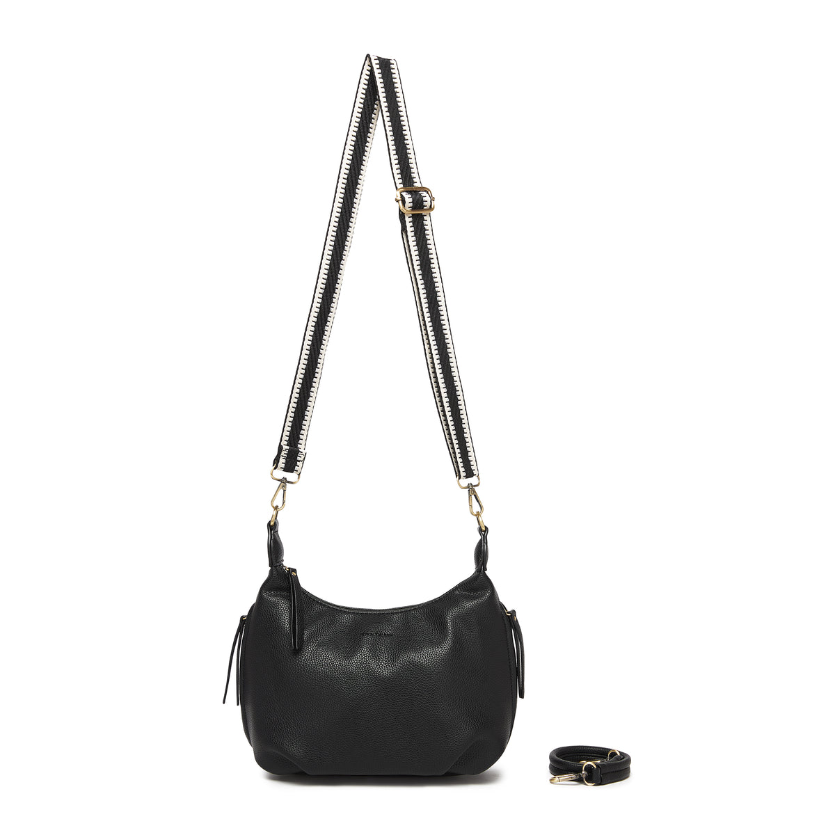 Carey Black Crossbody Bag