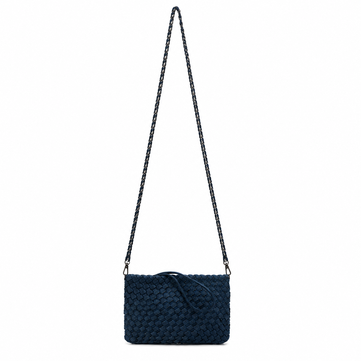 Jeannie Handwoven Neoprene & Denim Tote Set