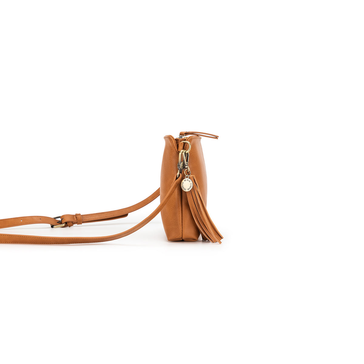 Callie Tan 3 Compartment Crossbody Bag