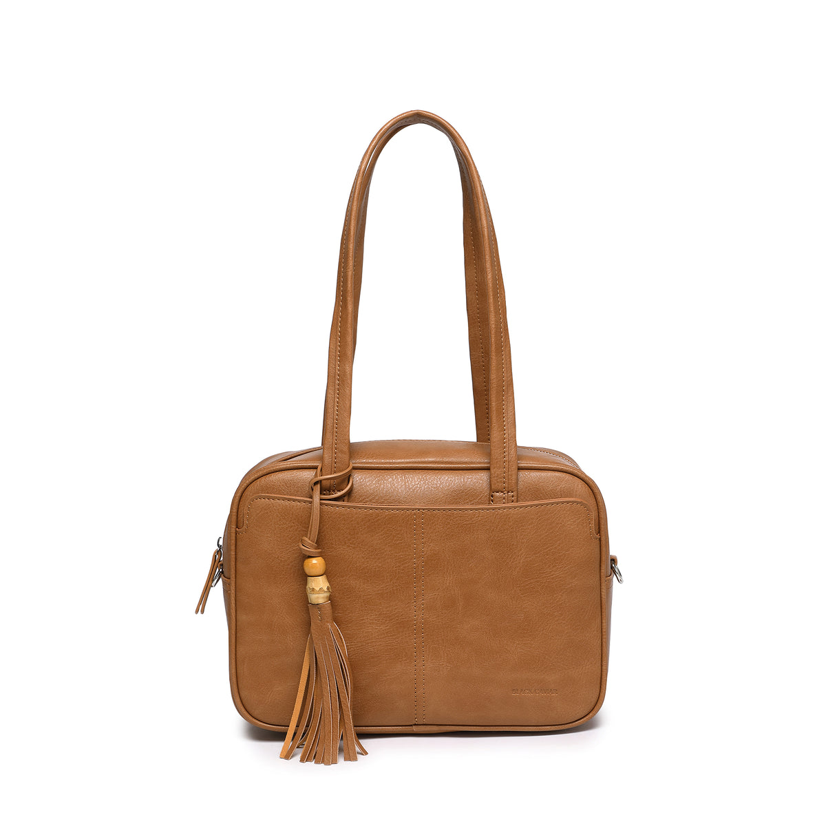 Angelique Tan 2 Piece Bowler Handbag