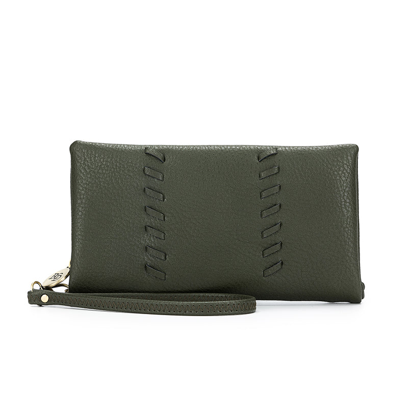Sky Khaki Crossbody Phone Wallet