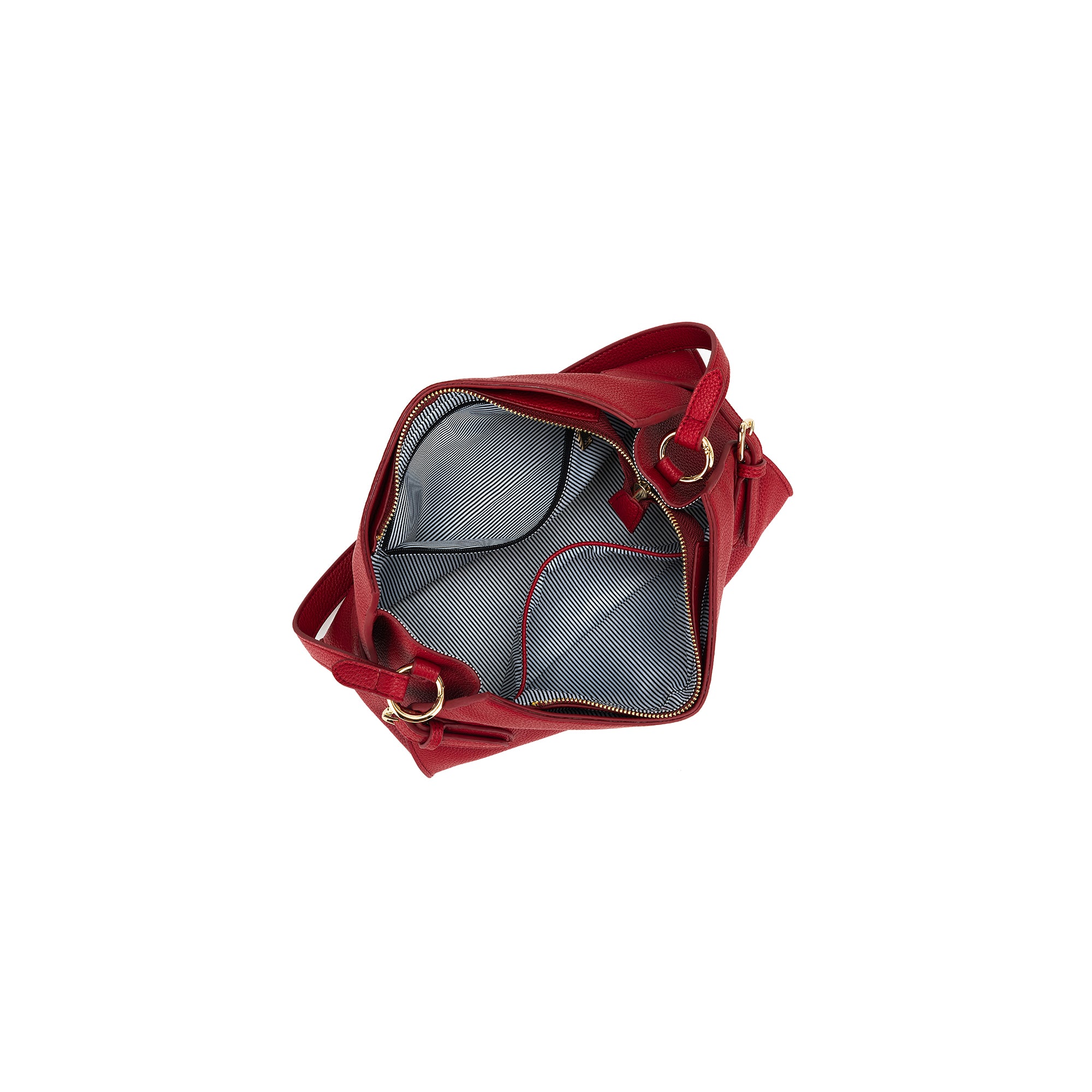 Messina Scarlet Red East West Shoulder Bag