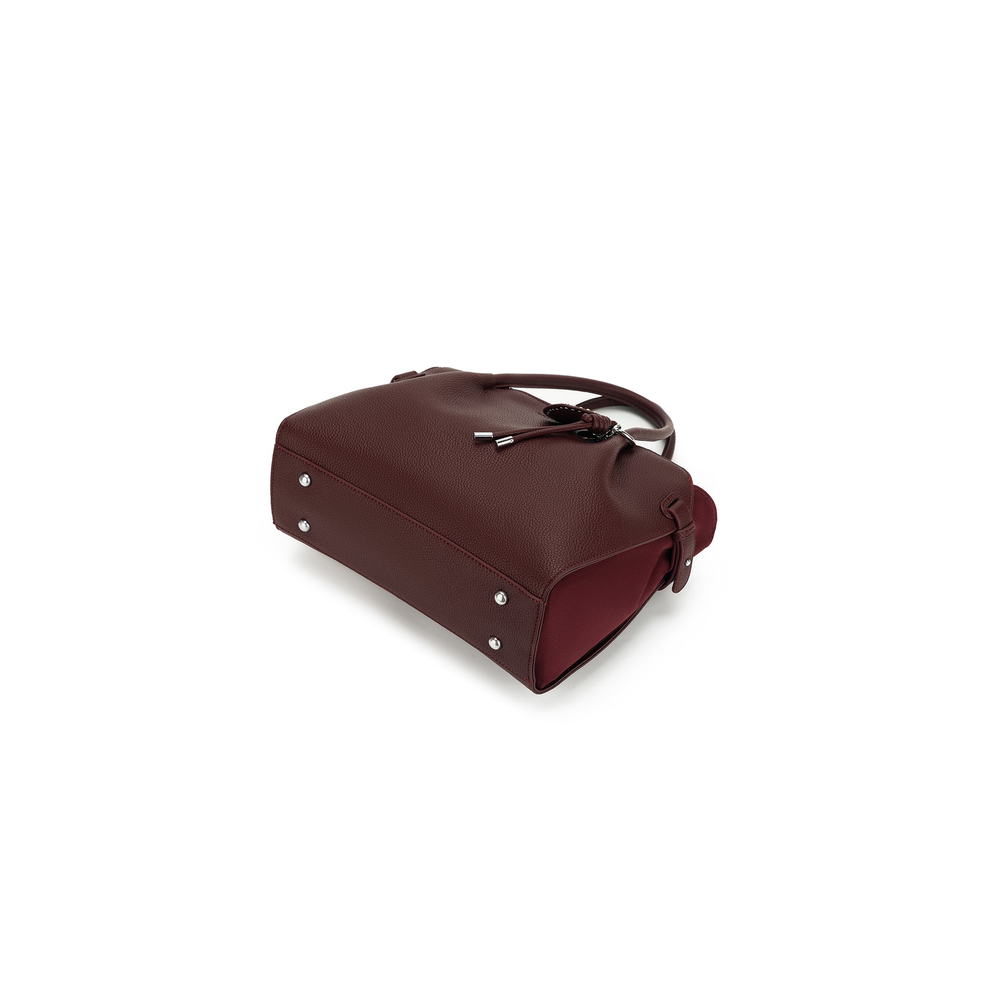 Alexandra Burgundy 3 Piece Handbag