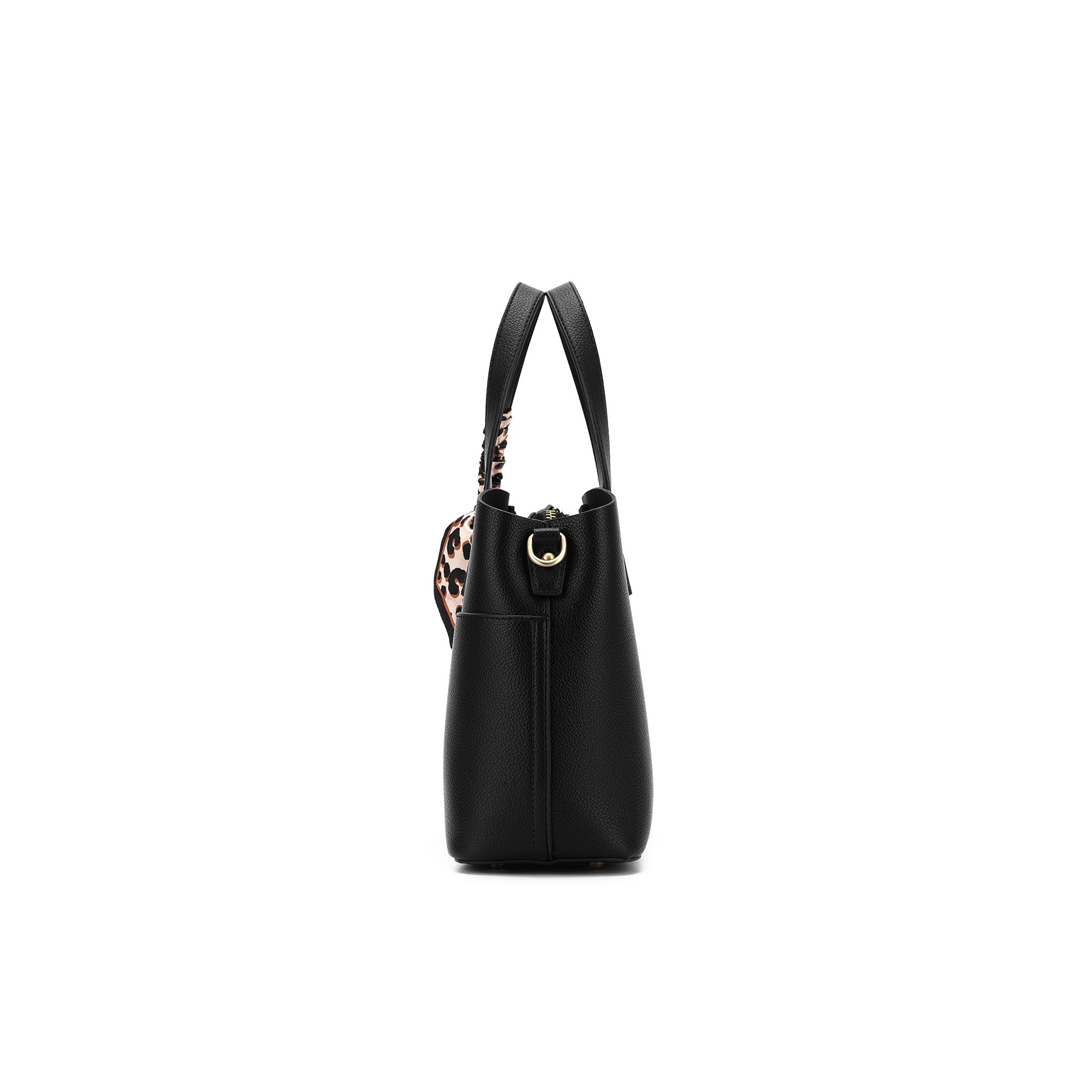 Amelie Black 2 Piece Top Handle Bag