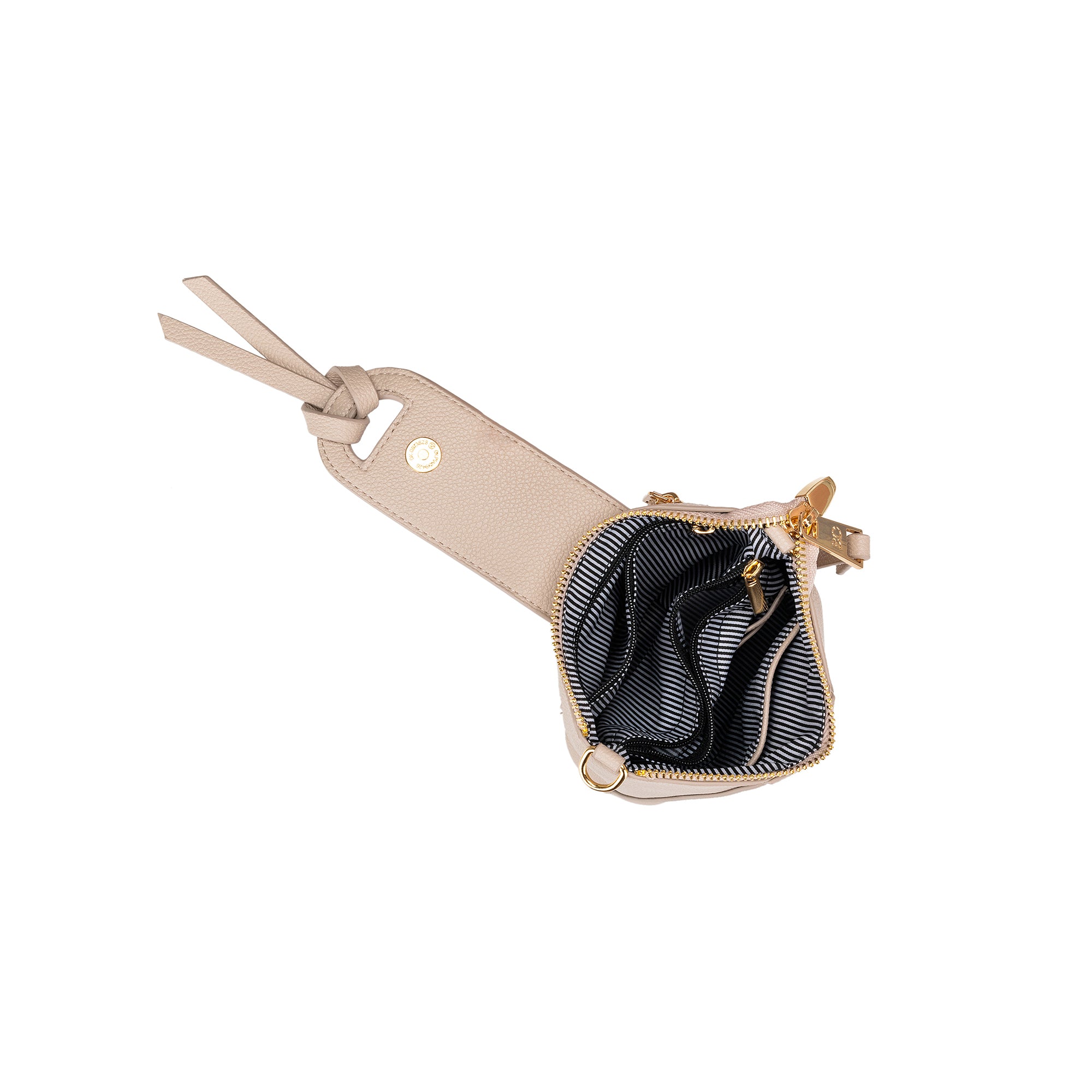 Lainey Oatmeal Phone Crossbody Bag