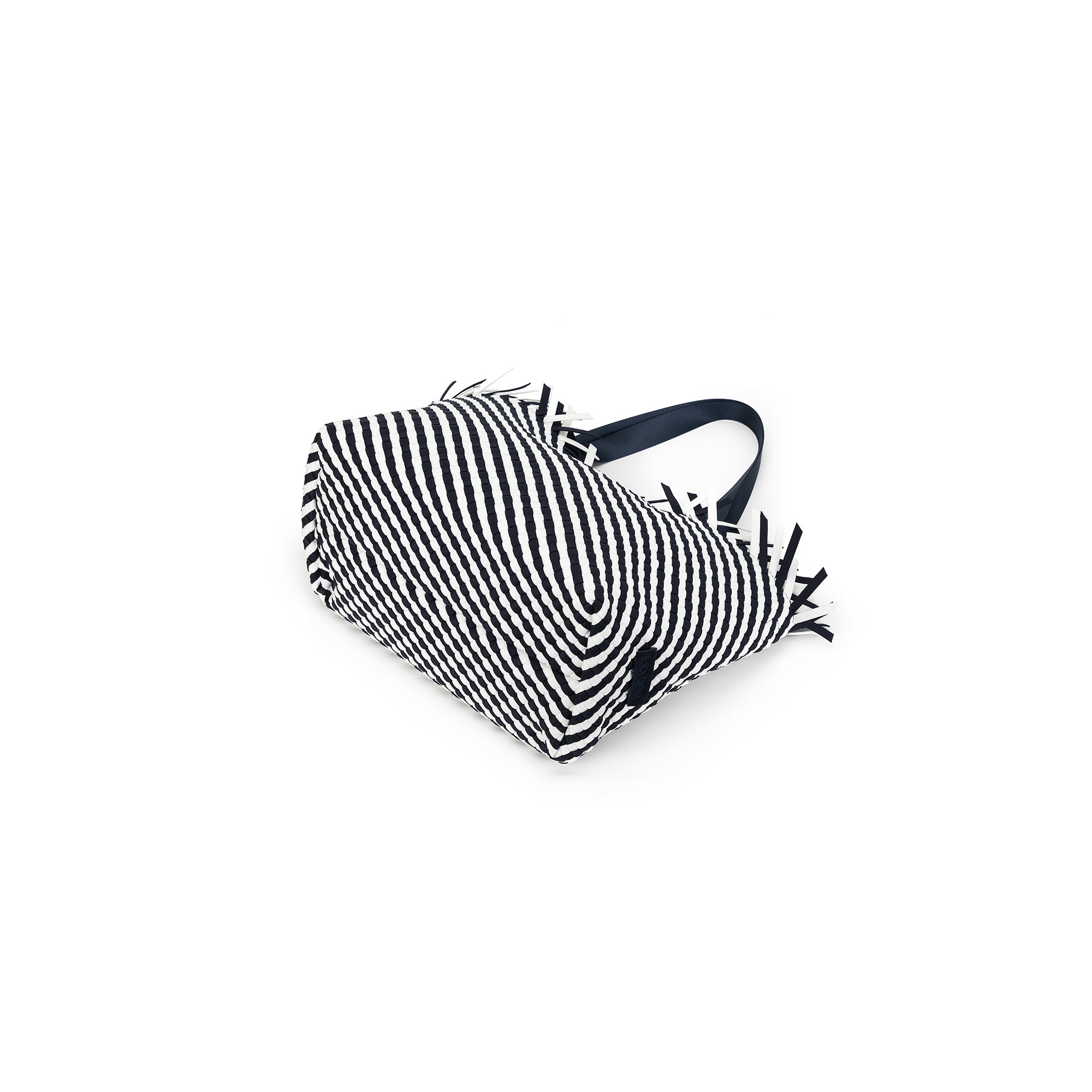 Bahama Navy Large 2 Piece Woven Tote
