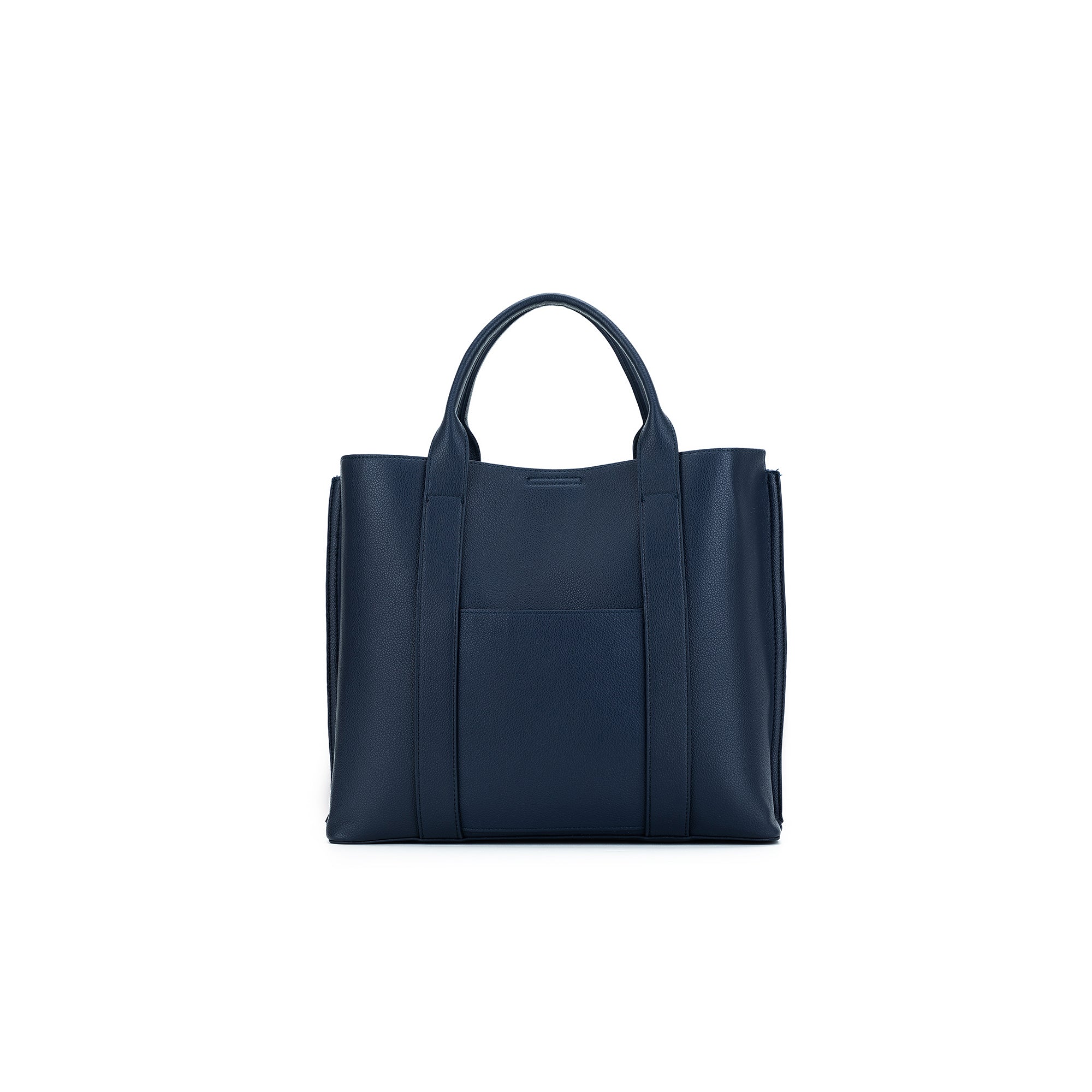 Margaux Deep Navy 2 Piece Laptop Top Handle Bag