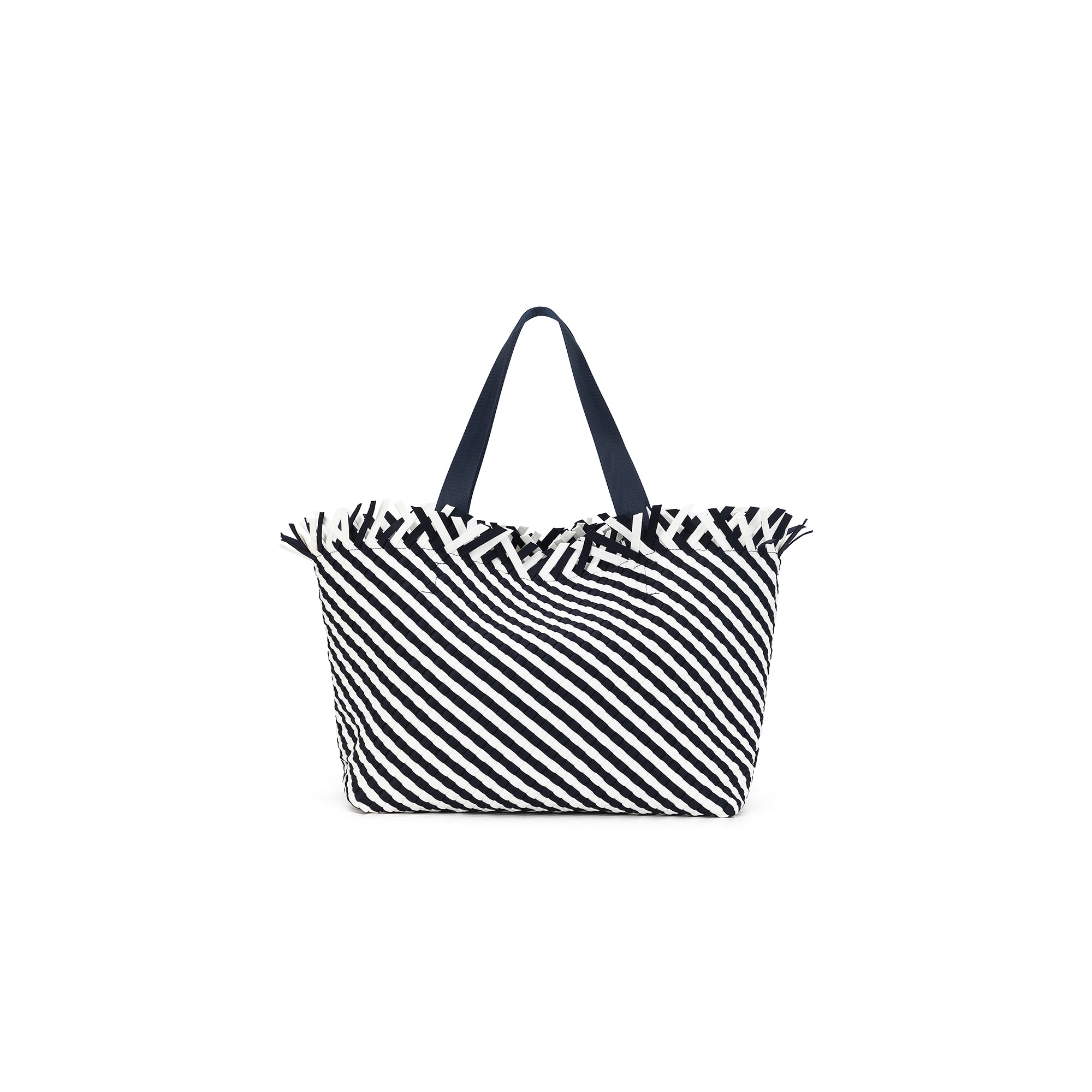 Bahama Navy Large 2 Piece Woven Tote