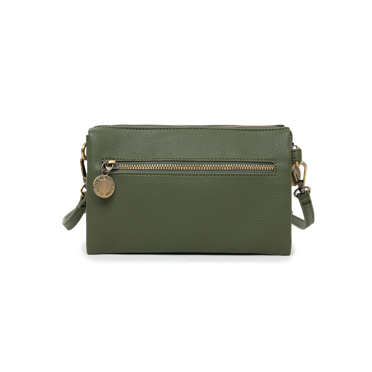 Edie Dark Olive Crossbody Bag