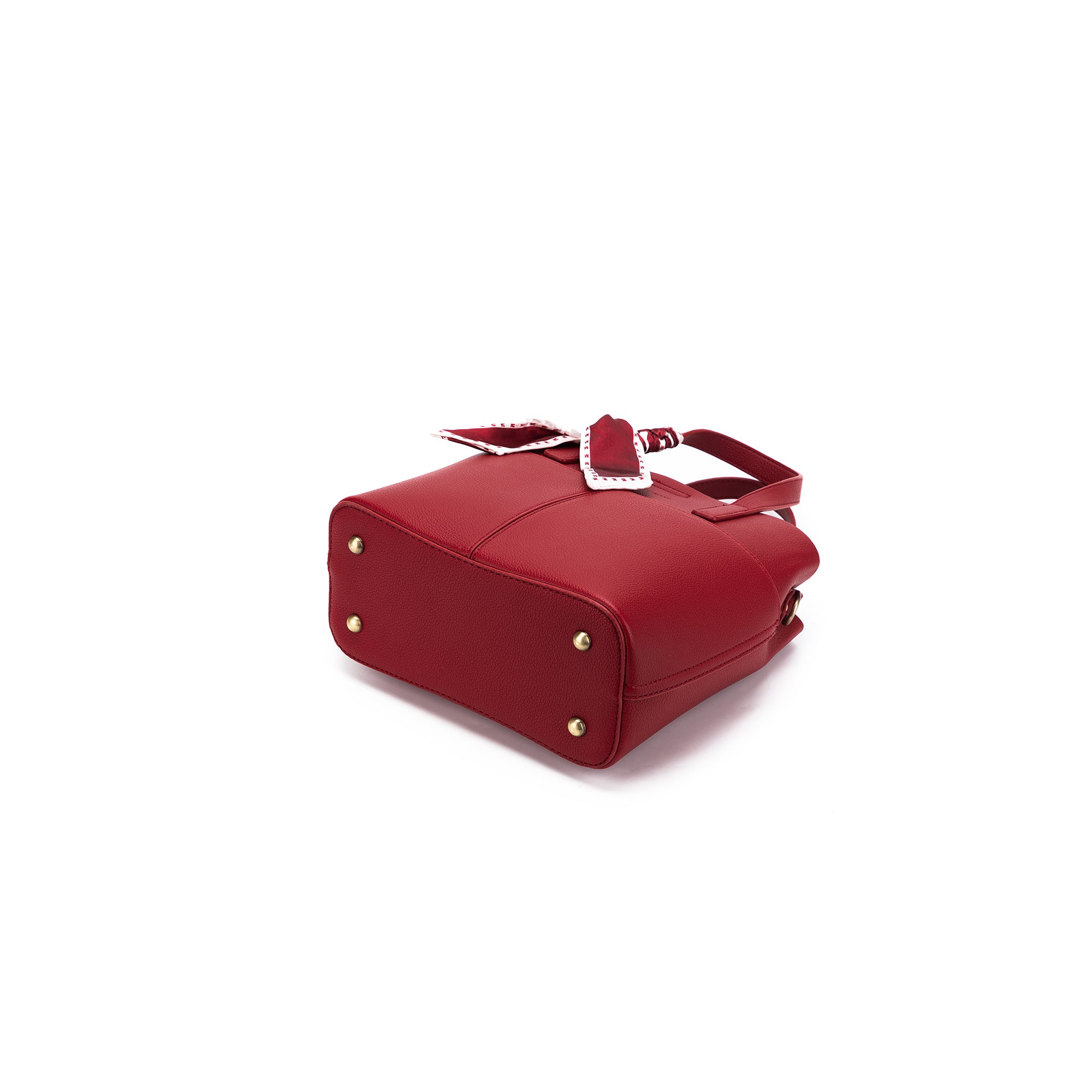 Amelie Deep Red 2 Piece Top Handle Bag