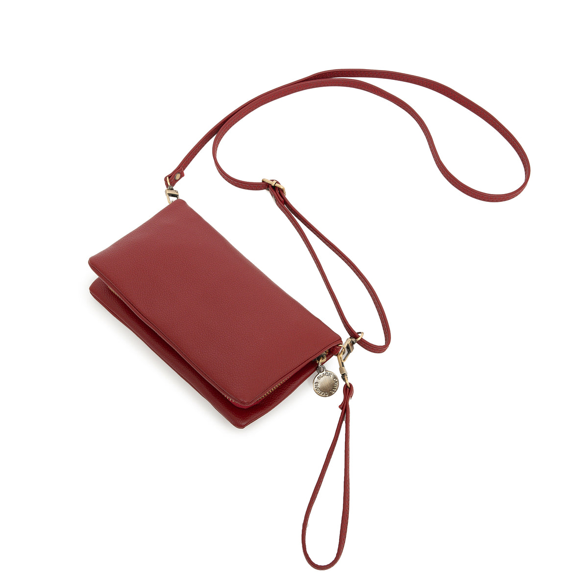 Mavie Red Crossbody Wallet