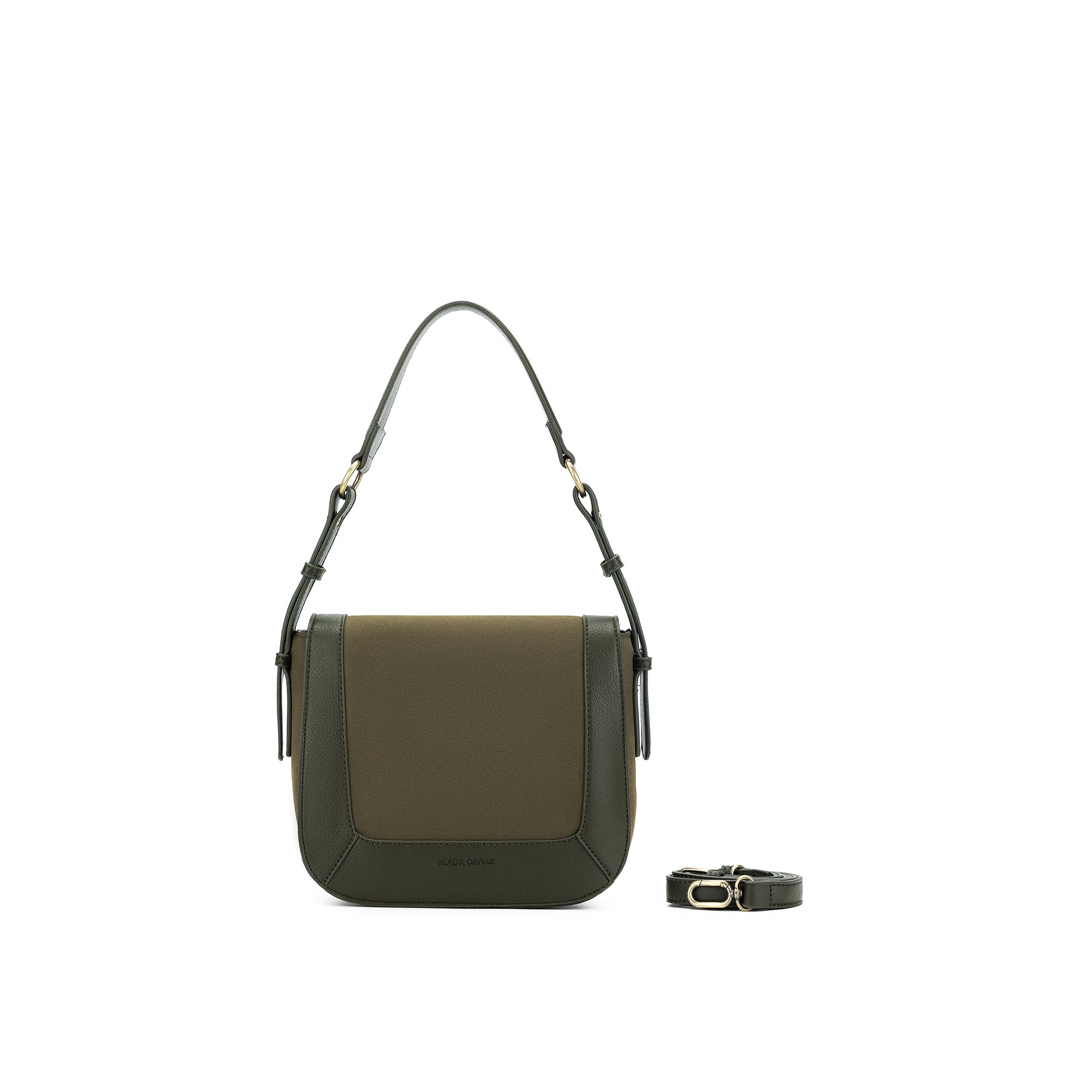 Mirabelle Dark Olive Shoulder Handbag