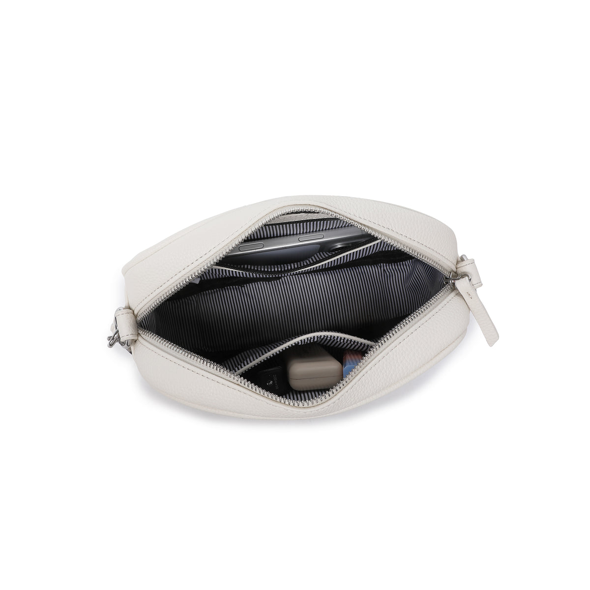 Indie White Crossbody Bag