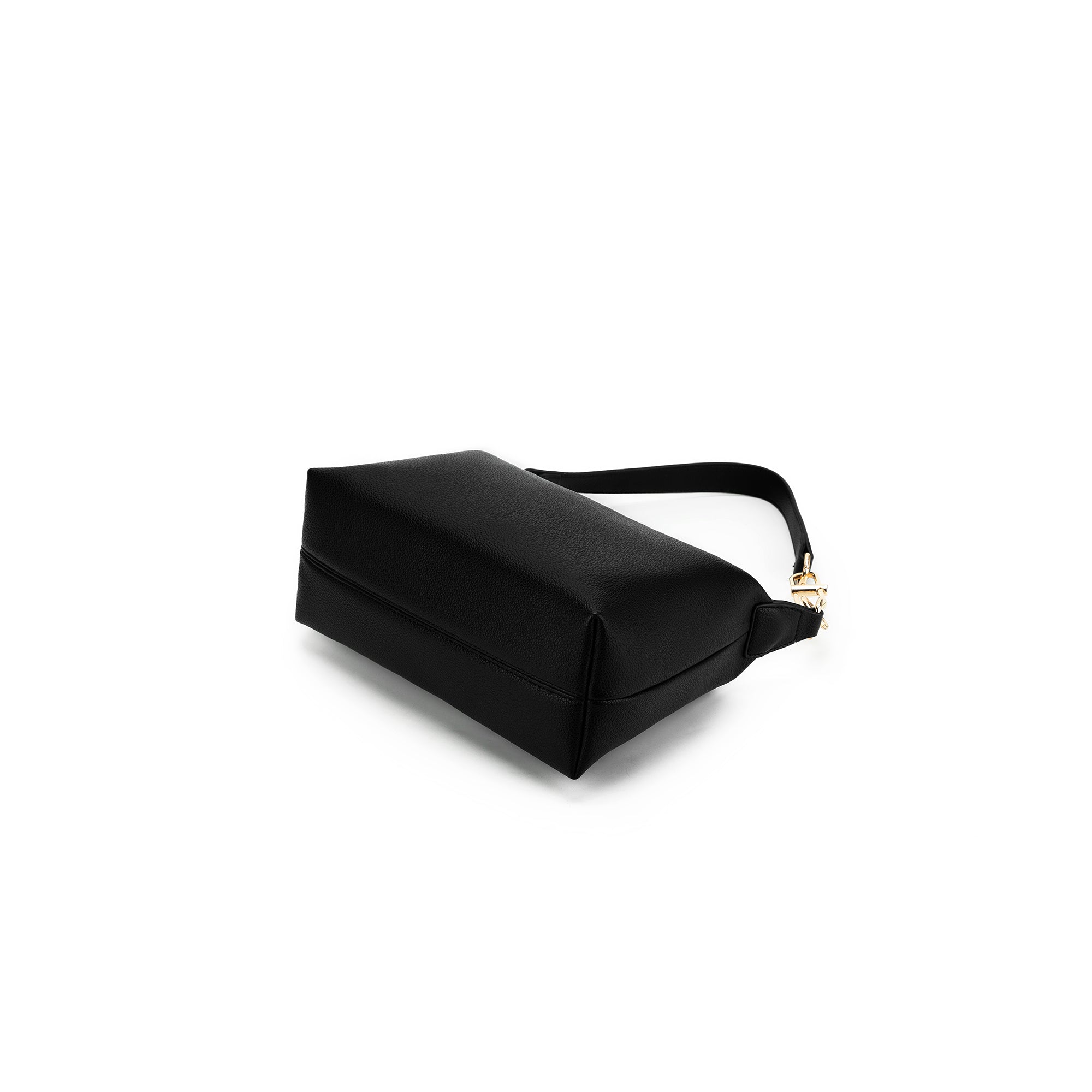 Elodie Black Top Handle Crossbody Bag