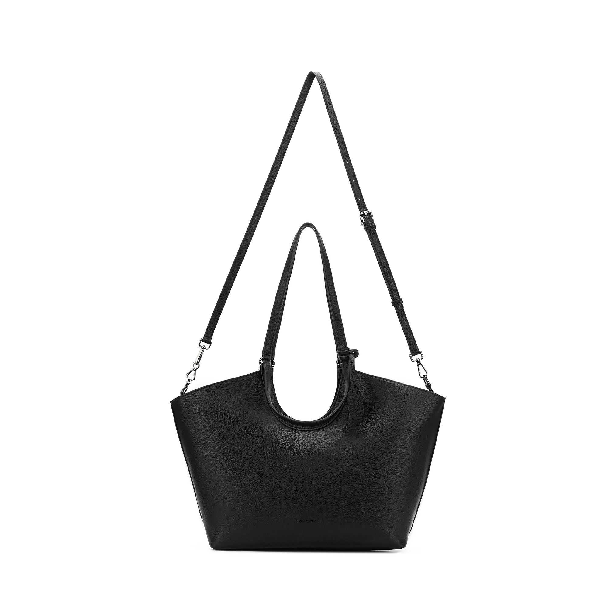 Cielo Black 3 Piece Handbag Tote