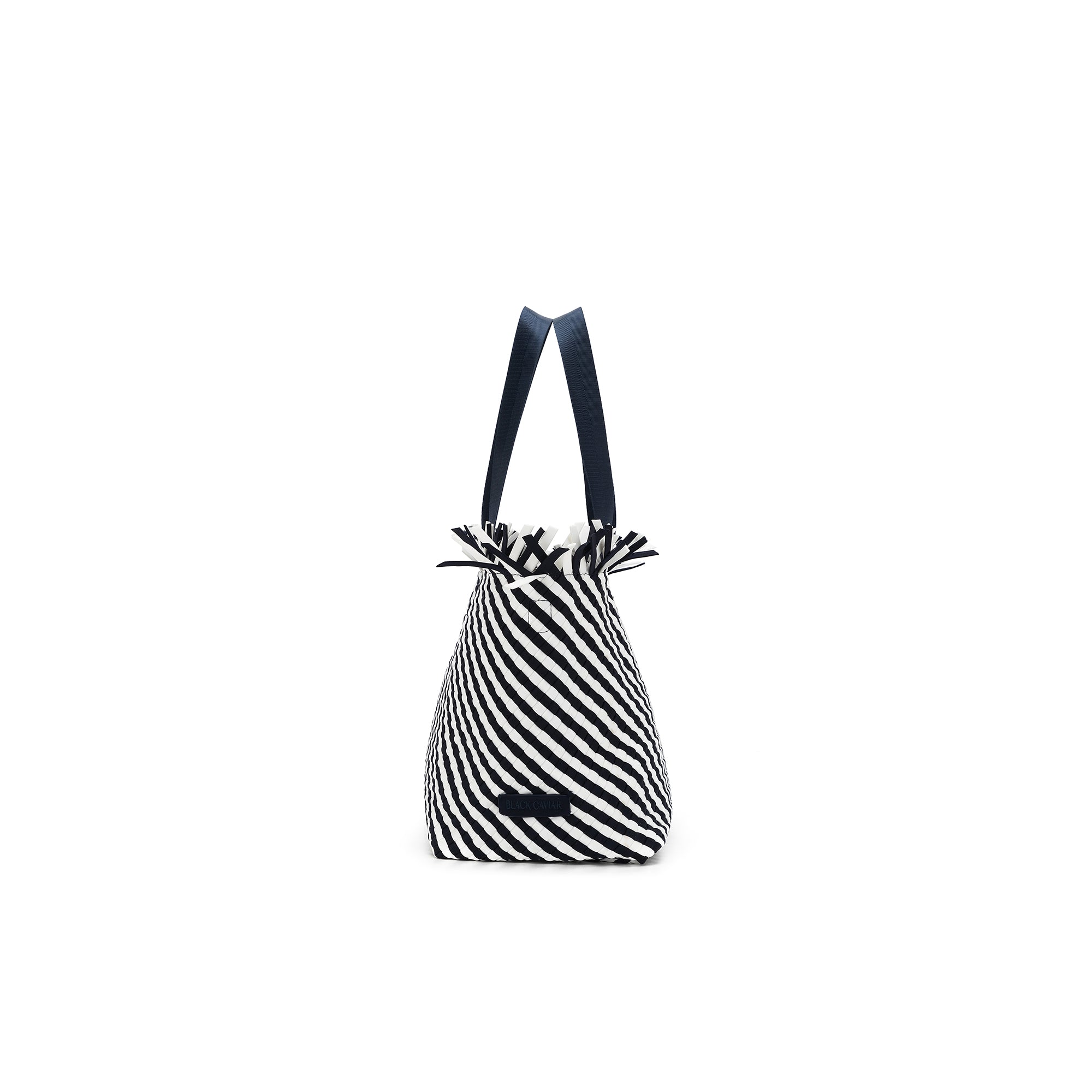 Bahama Navy Large 2 Piece Woven Tote