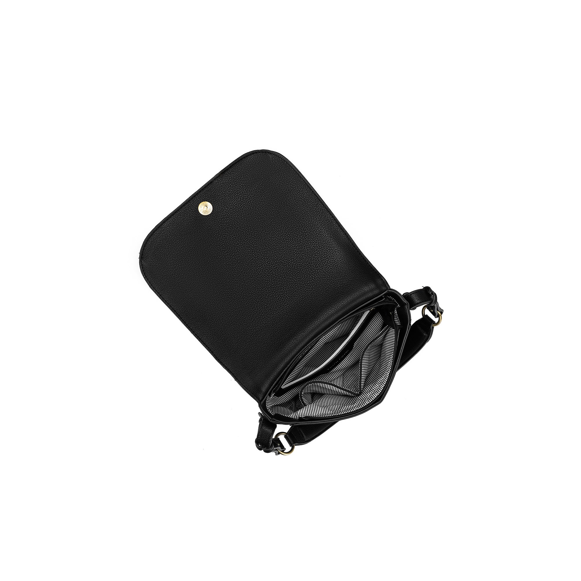 Mirabelle Black Shoulder Handbag