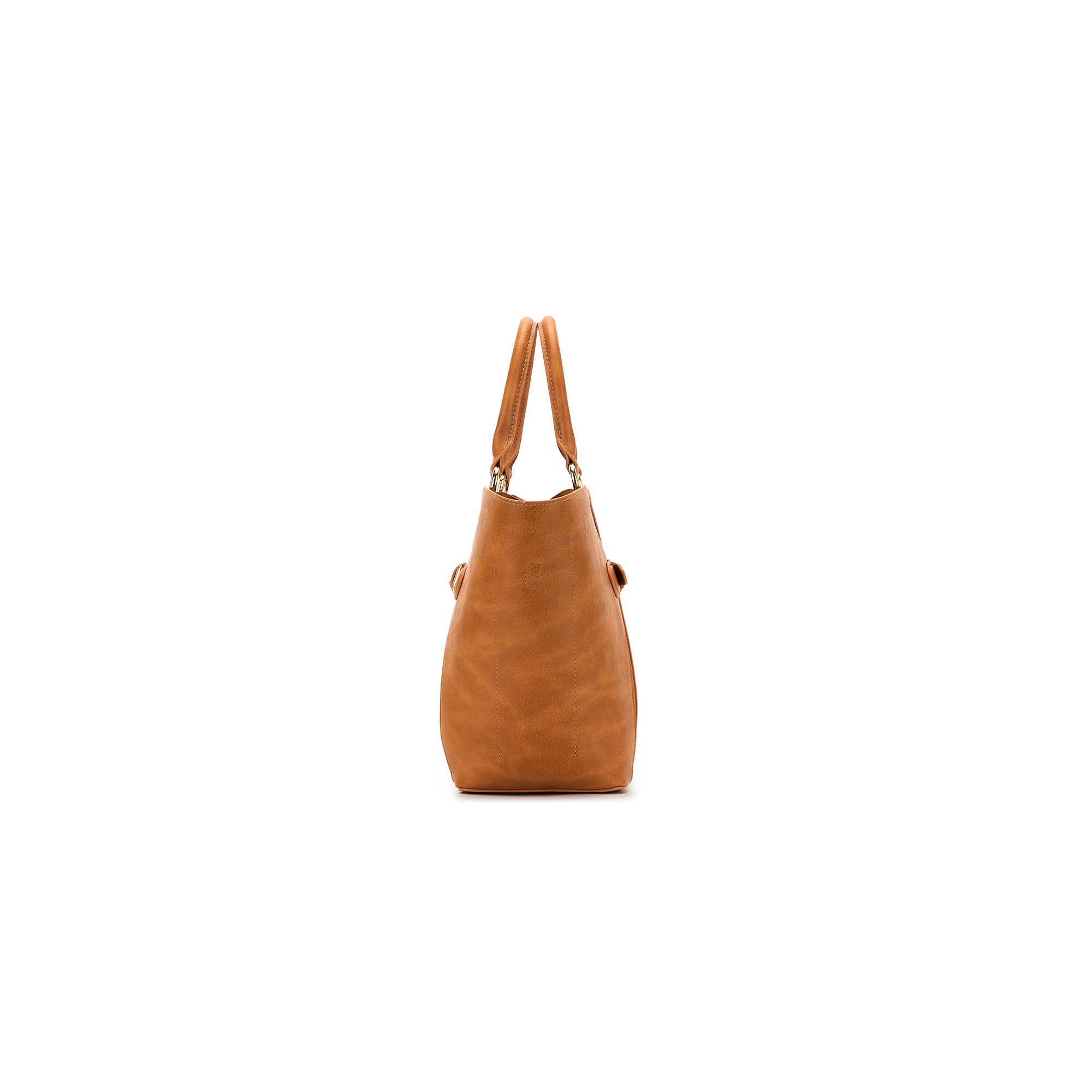 Clementine Tan 2 Piece Handbag Tote