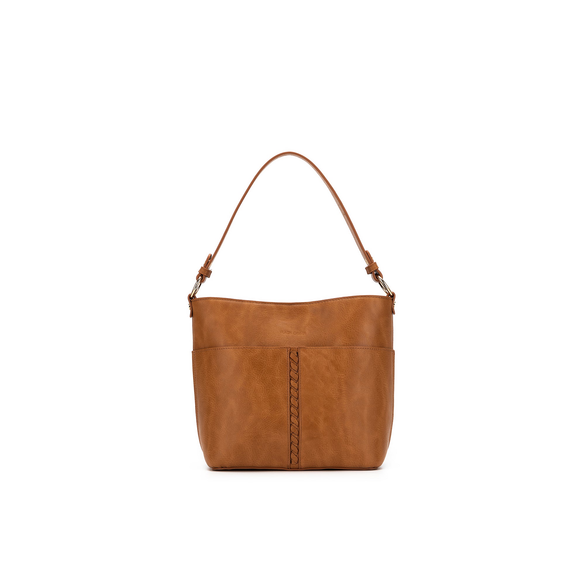 Melody Tan 2 Piece Shoulder Crossbody Bag