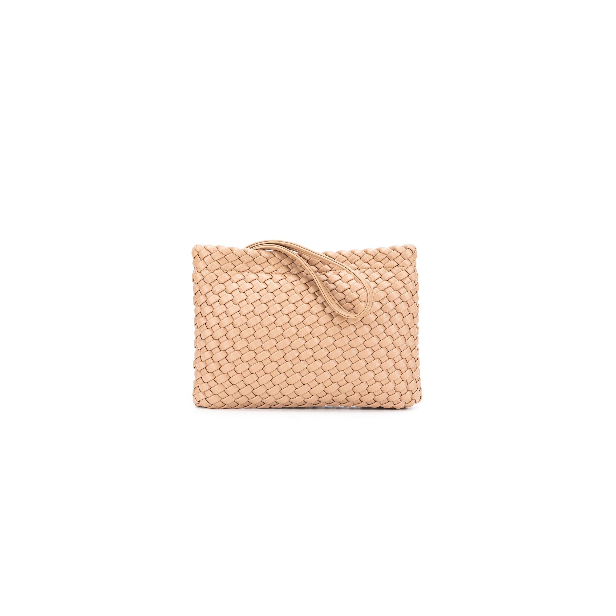 St Moritz Mocha 2 Piece Woven Handbag