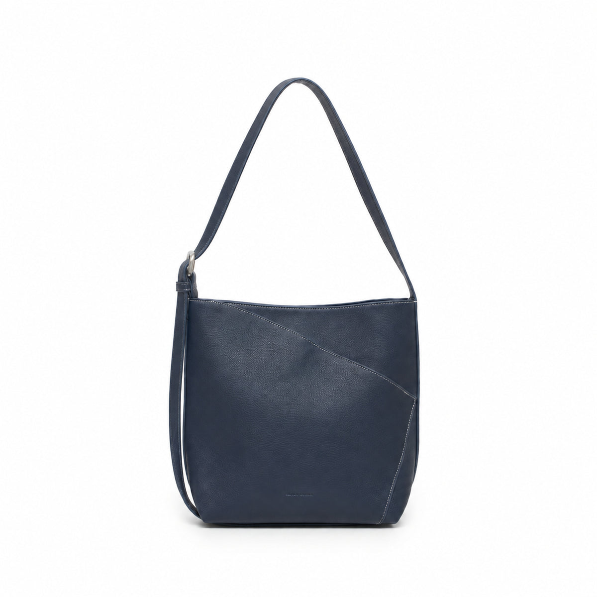 Aryana Navy  Vegan Leather Shoulder & Crossbody Bag