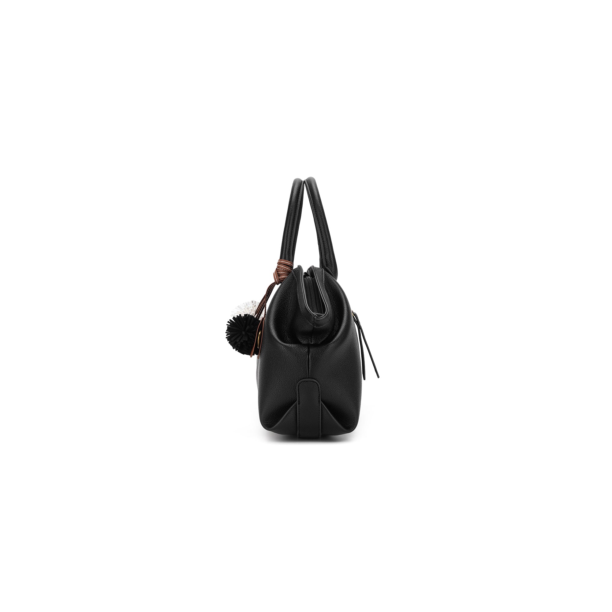 Camryn Black 3 Piece Bowler Bag