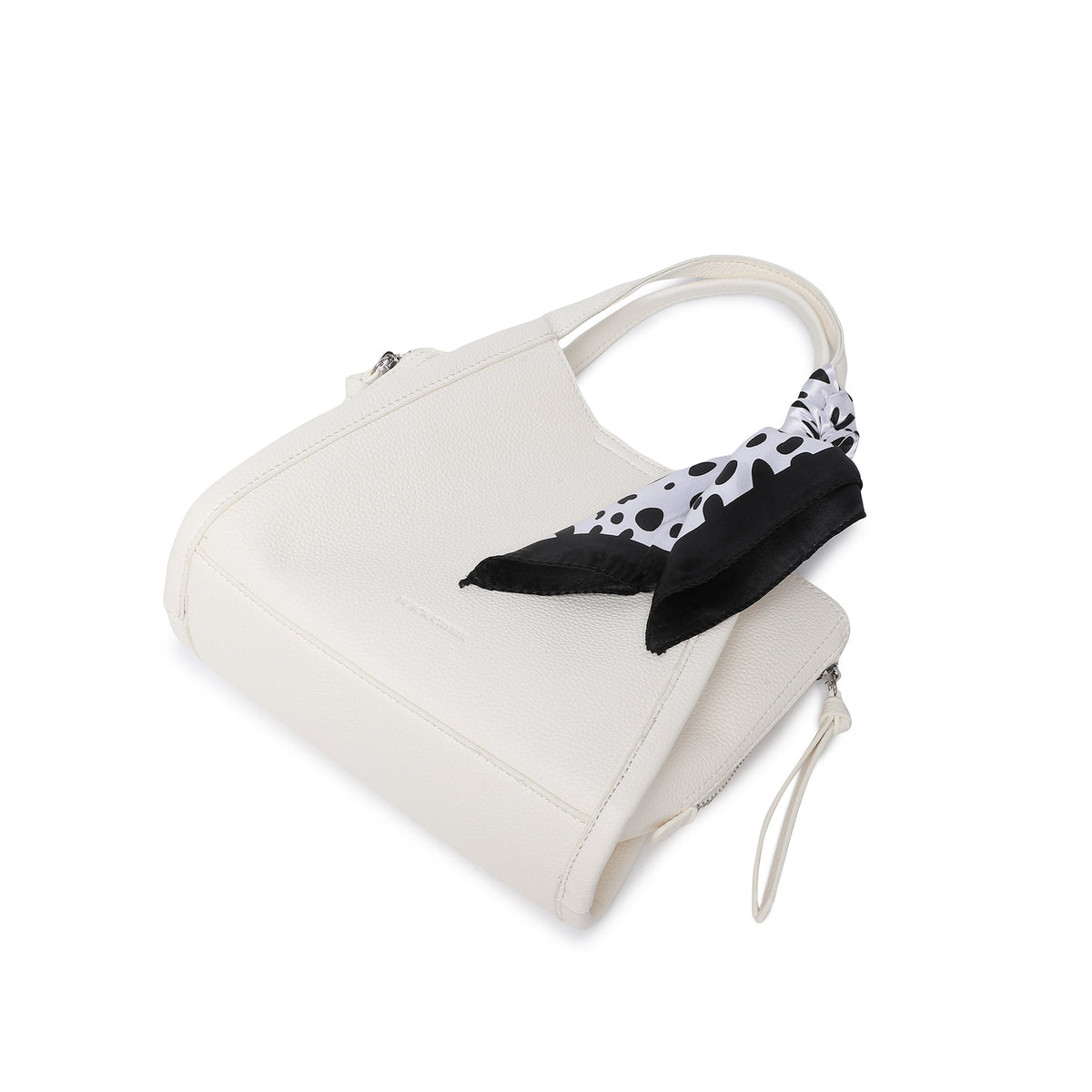 Brie White 2 Piece Handbag