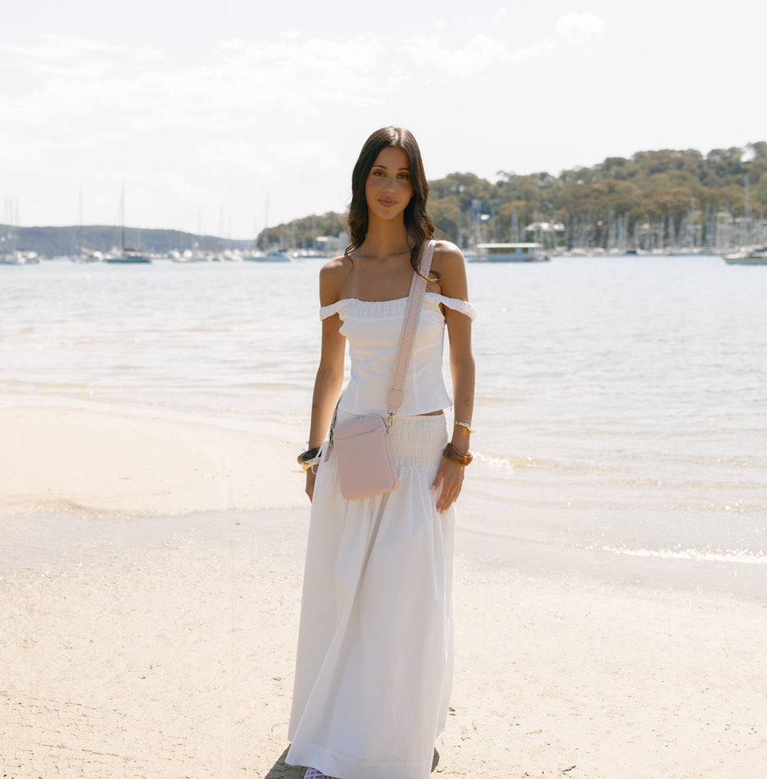 Mika Pink Passport Phone Crossbody