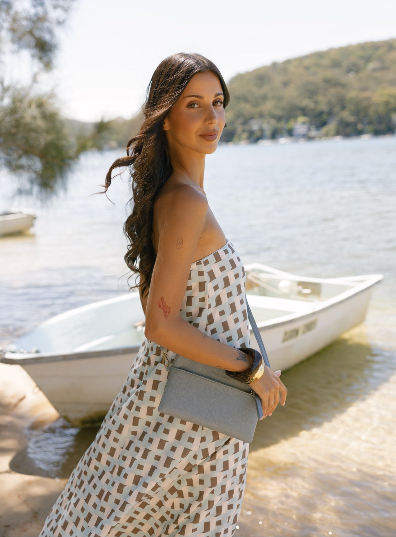 Jessie Ocean Breeze Blue Crossbody/Clutch