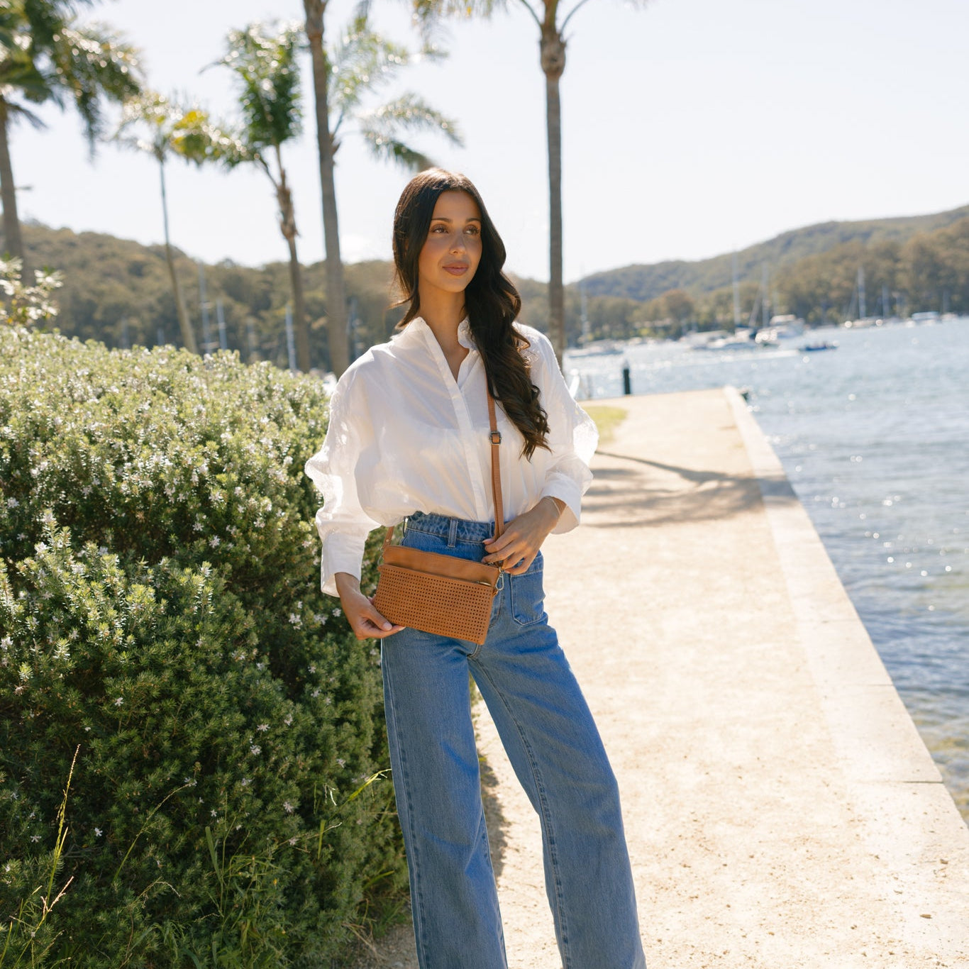 Nina Tan Crossbody/Clutch