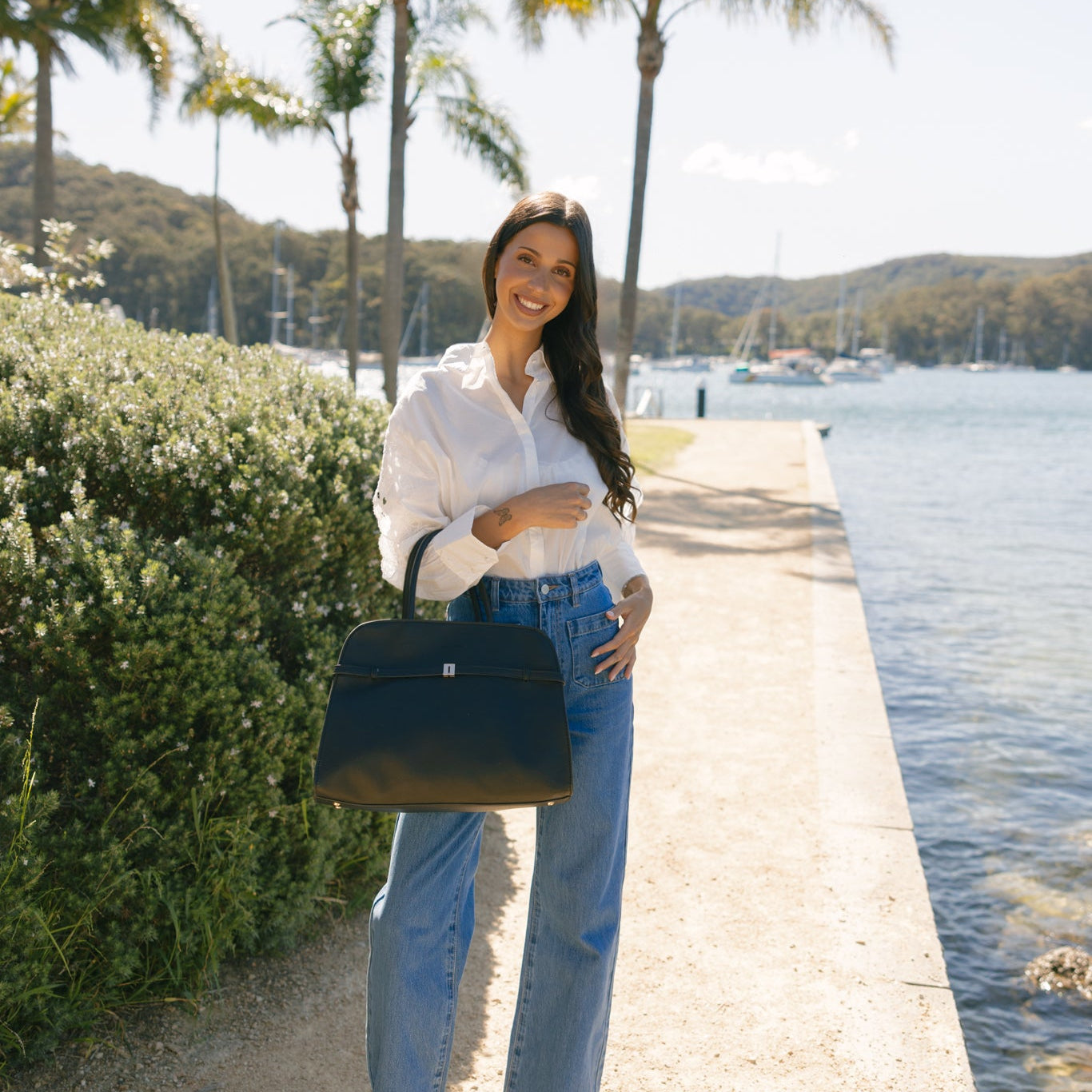 Jodee Black 3 Piece Handbag Tote